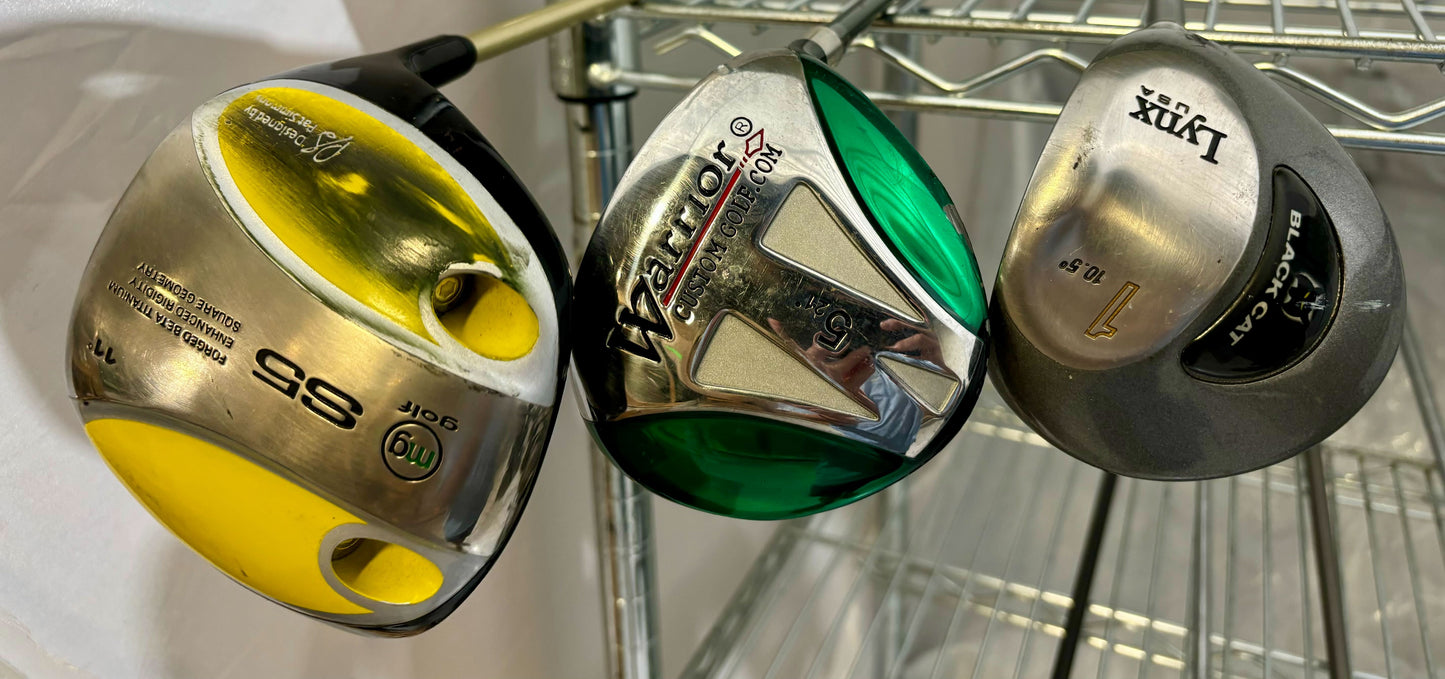 Wholesale Lot of 20 Golf Clubs - Assorted Drivers-Next Round