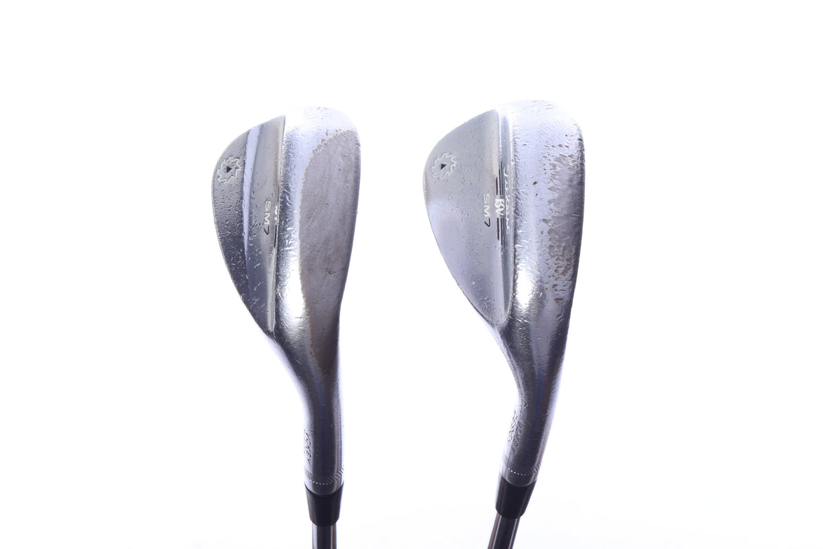 Used Titleist Vokey SM7 Raw Wedge Set - Right-Handed - 54*, 58* - Wedge Flex-Next Round