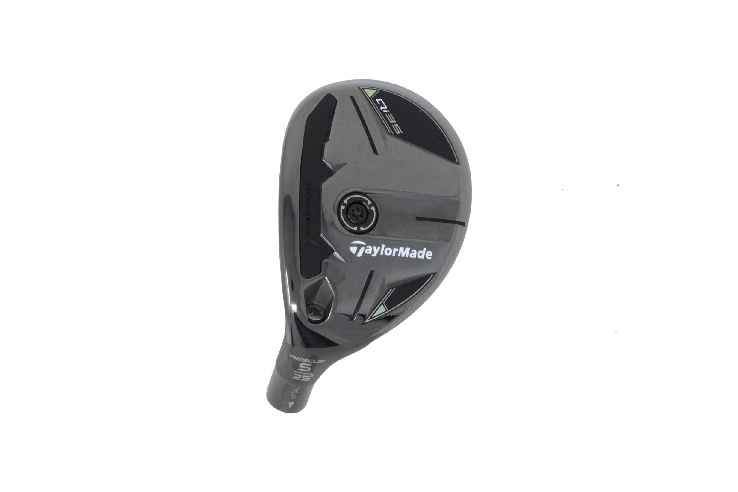 Used TaylorMade Qi35 Rescue 5H - HEAD ONLY - Left-Handed - 25 Degrees