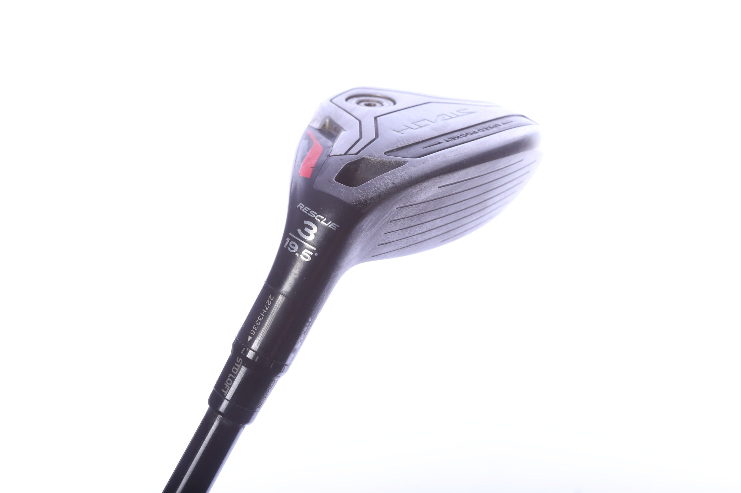 Used TaylorMade STEALTH PLUS Rescue 3H Hybrid - Right-Handed - 19.5 Degrees - Stiff Flex