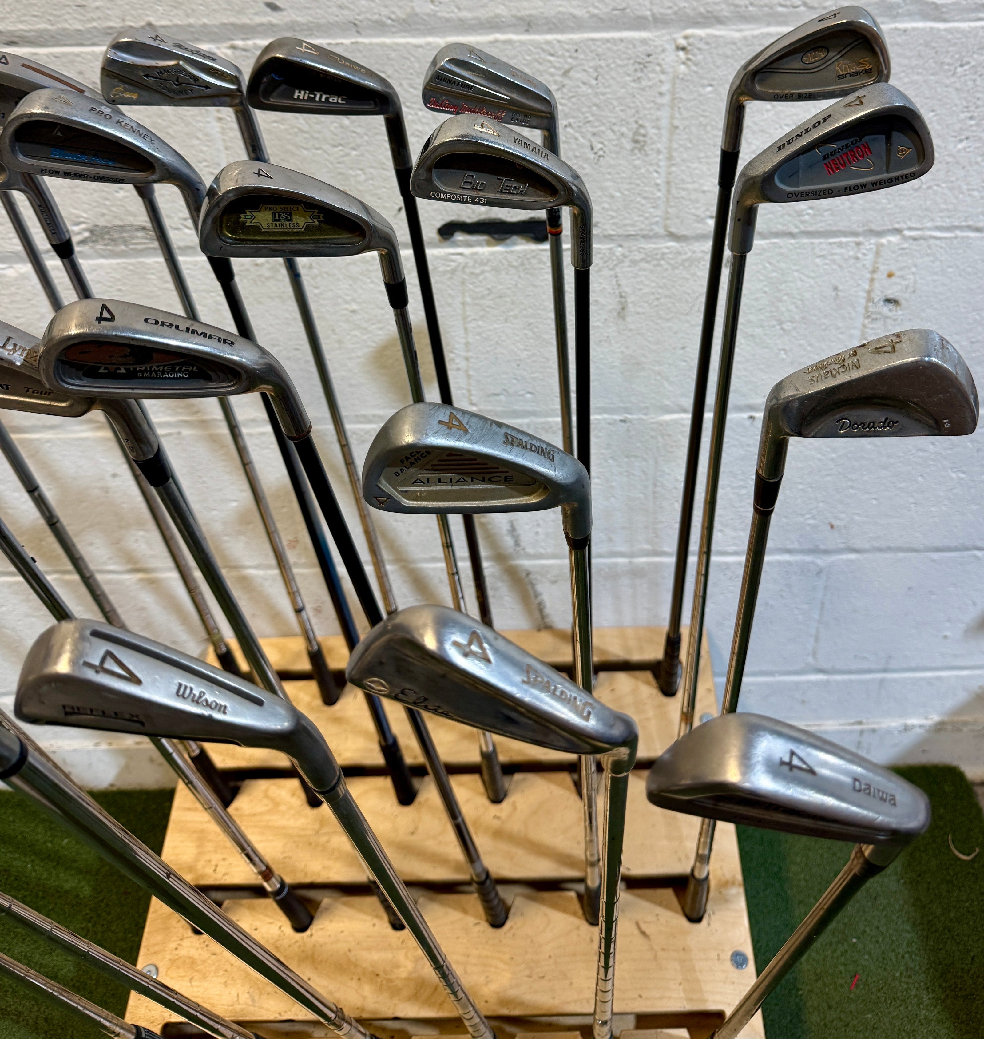 Wholesale Lot of 45 Golf Clubs - Assorted Single Irons-Next Round