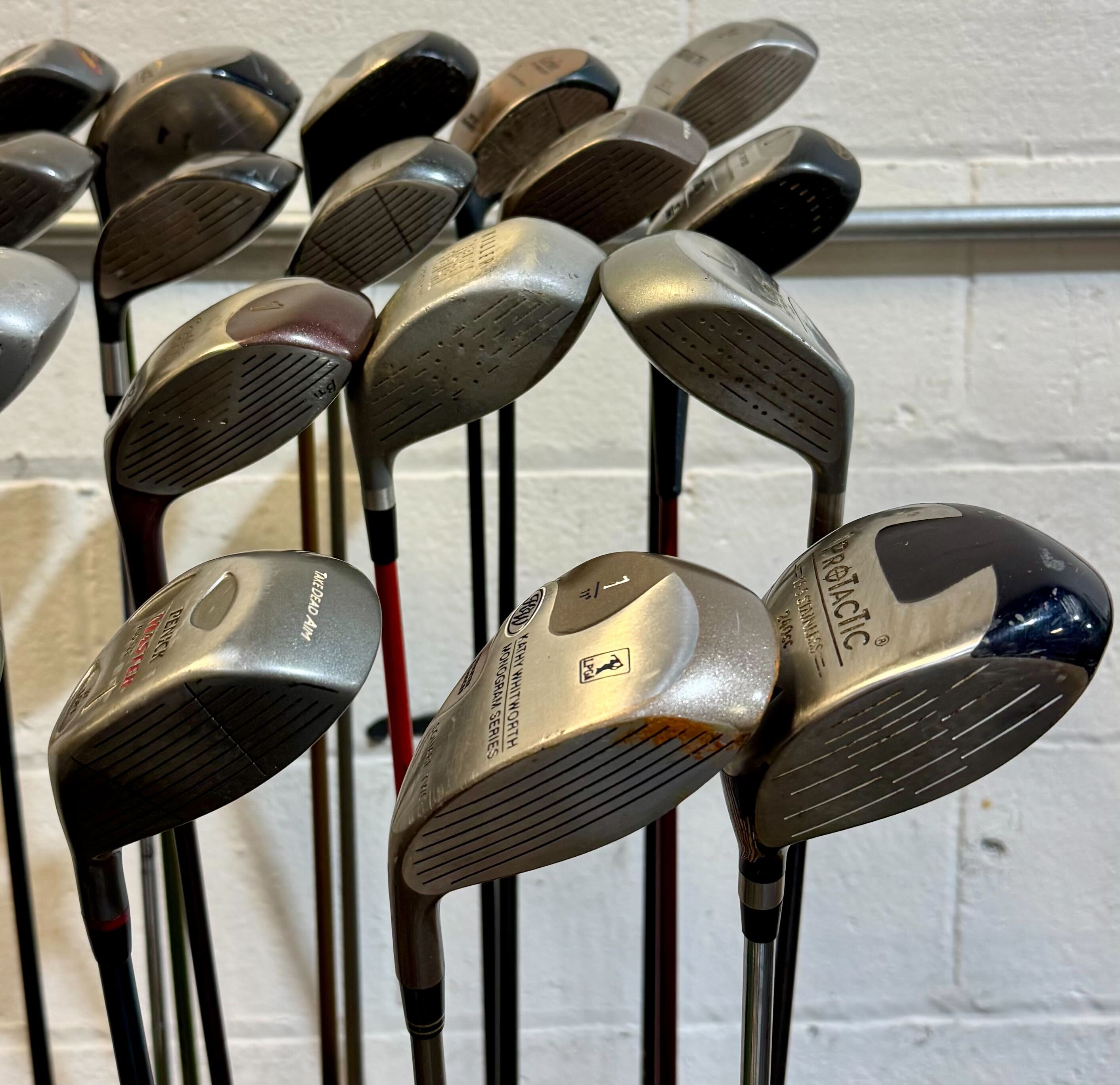 Wholesale Lot of 30 Golf Clubs - Assorted Drivers