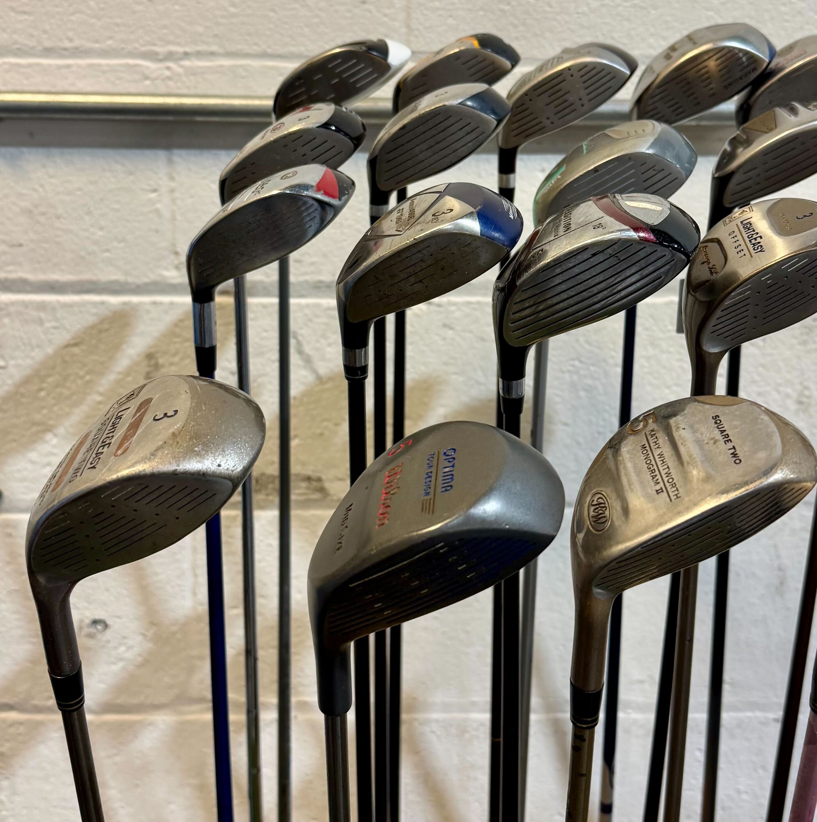 Wholesale Lot of 30 Golf Clubs - Assorted Fairway Woods