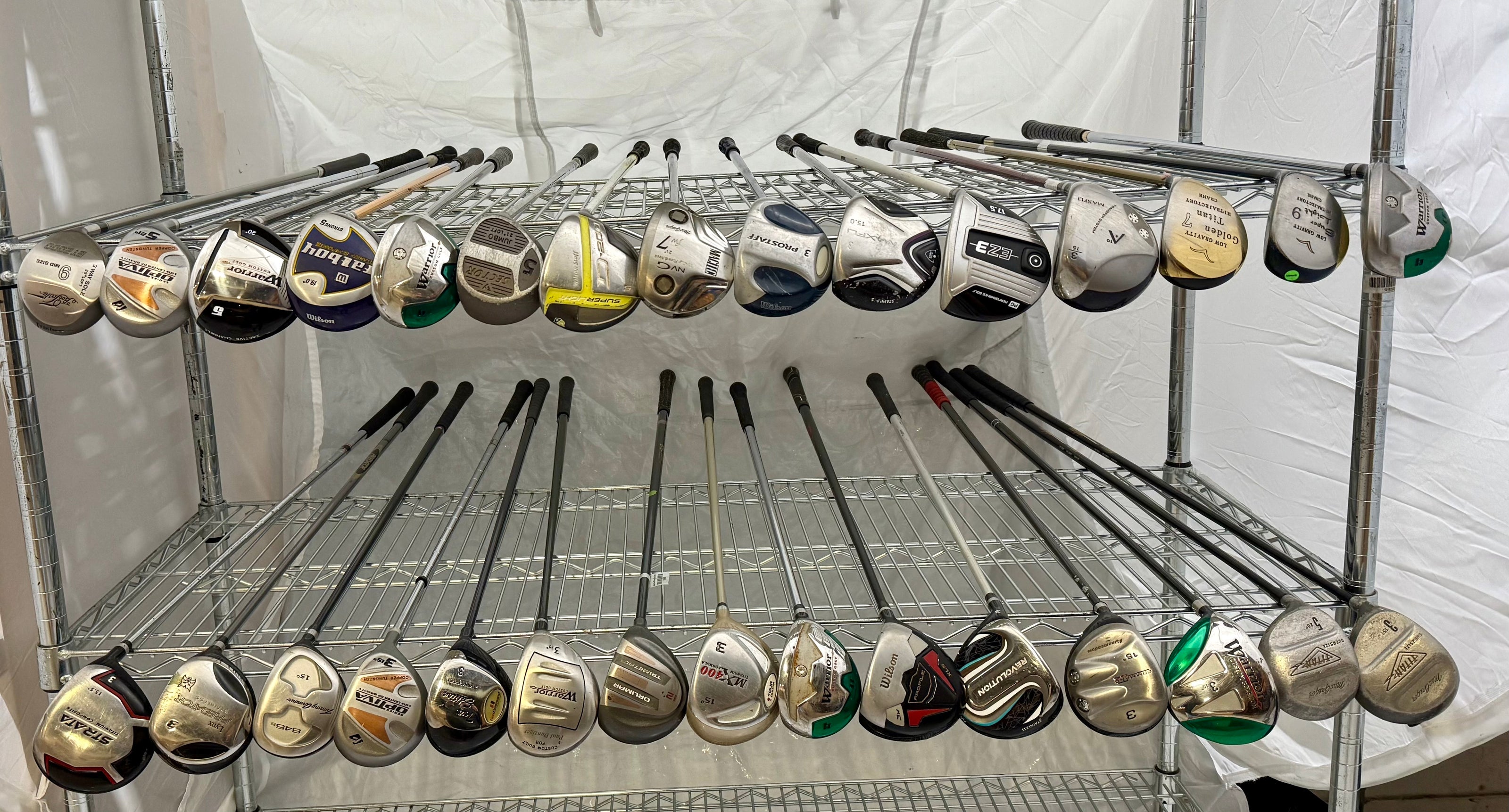 Wholesale Lot 30 Golf Clubs - Assorted Fairway Woods-Next Round