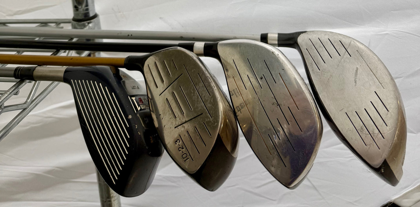 Wholesale Lot of 20 Golf Clubs - Assorted Drivers-Next Round