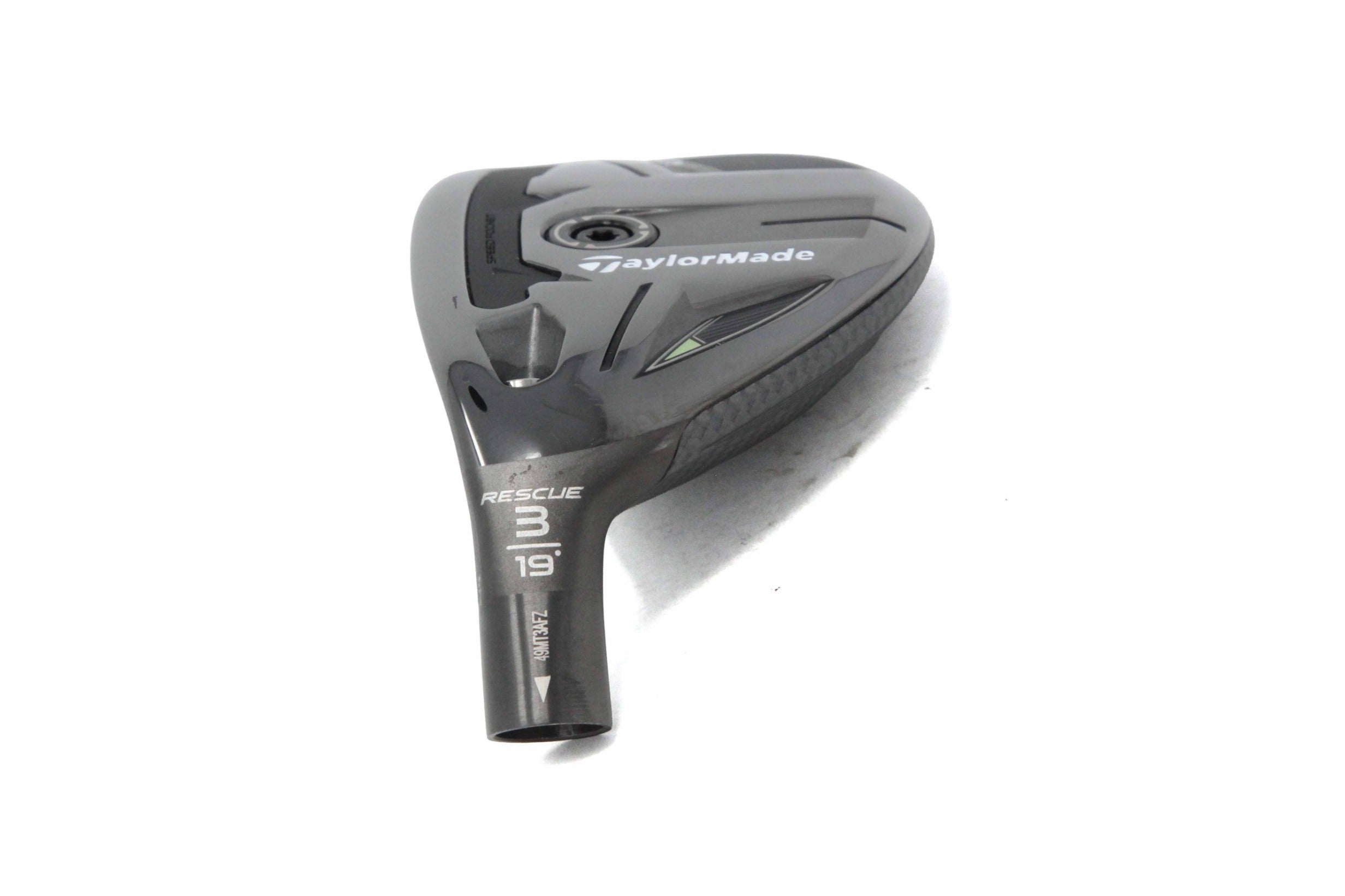 Used TaylorMade Qi35 Rescue 3H - HEAD ONLY - Left-Handed - 19 Degrees