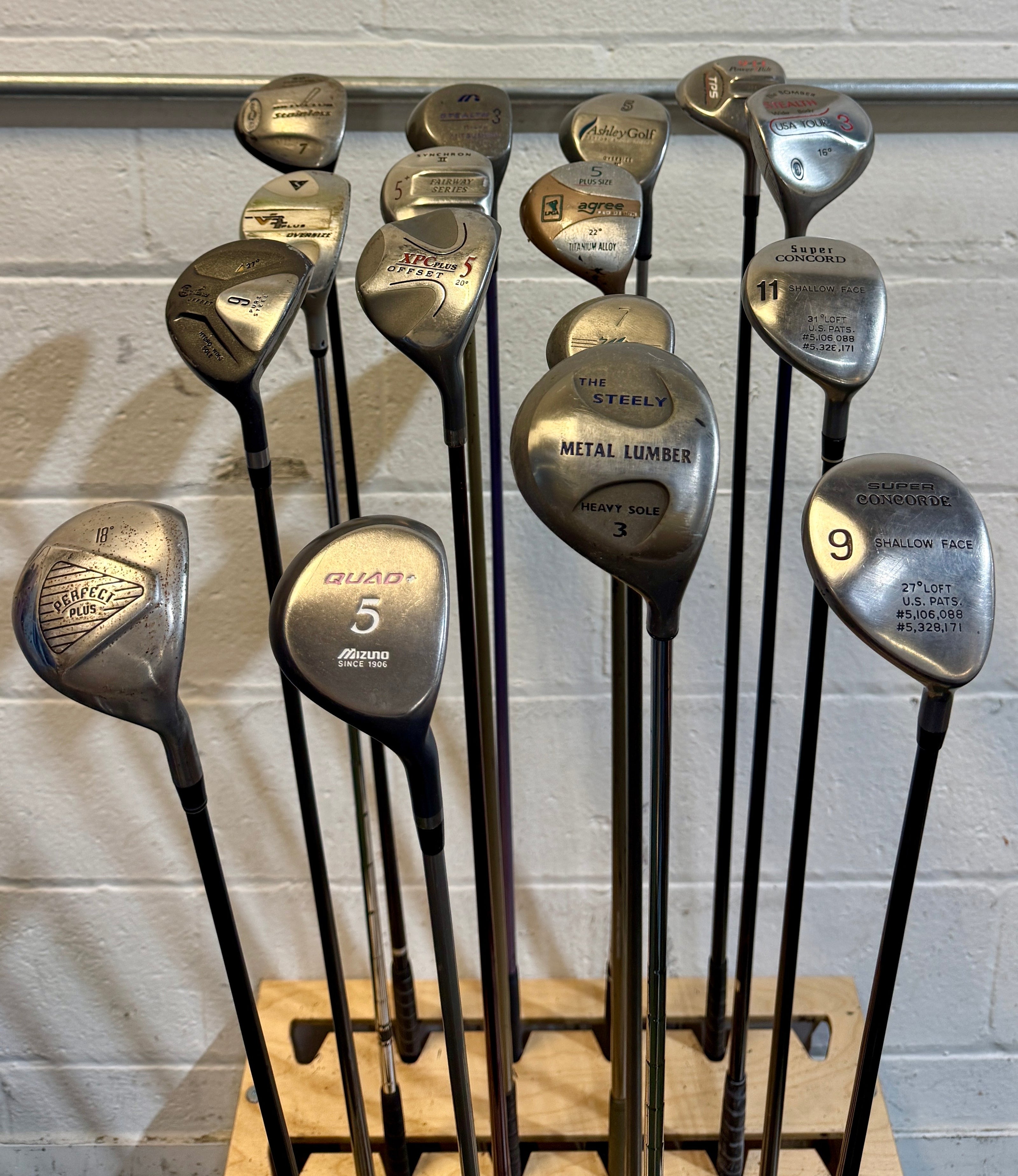 Wholesale Lot of 40 Golf Clubs - Assorted Fairway Woods - RH/LH - Mixed Flexes-Next Round