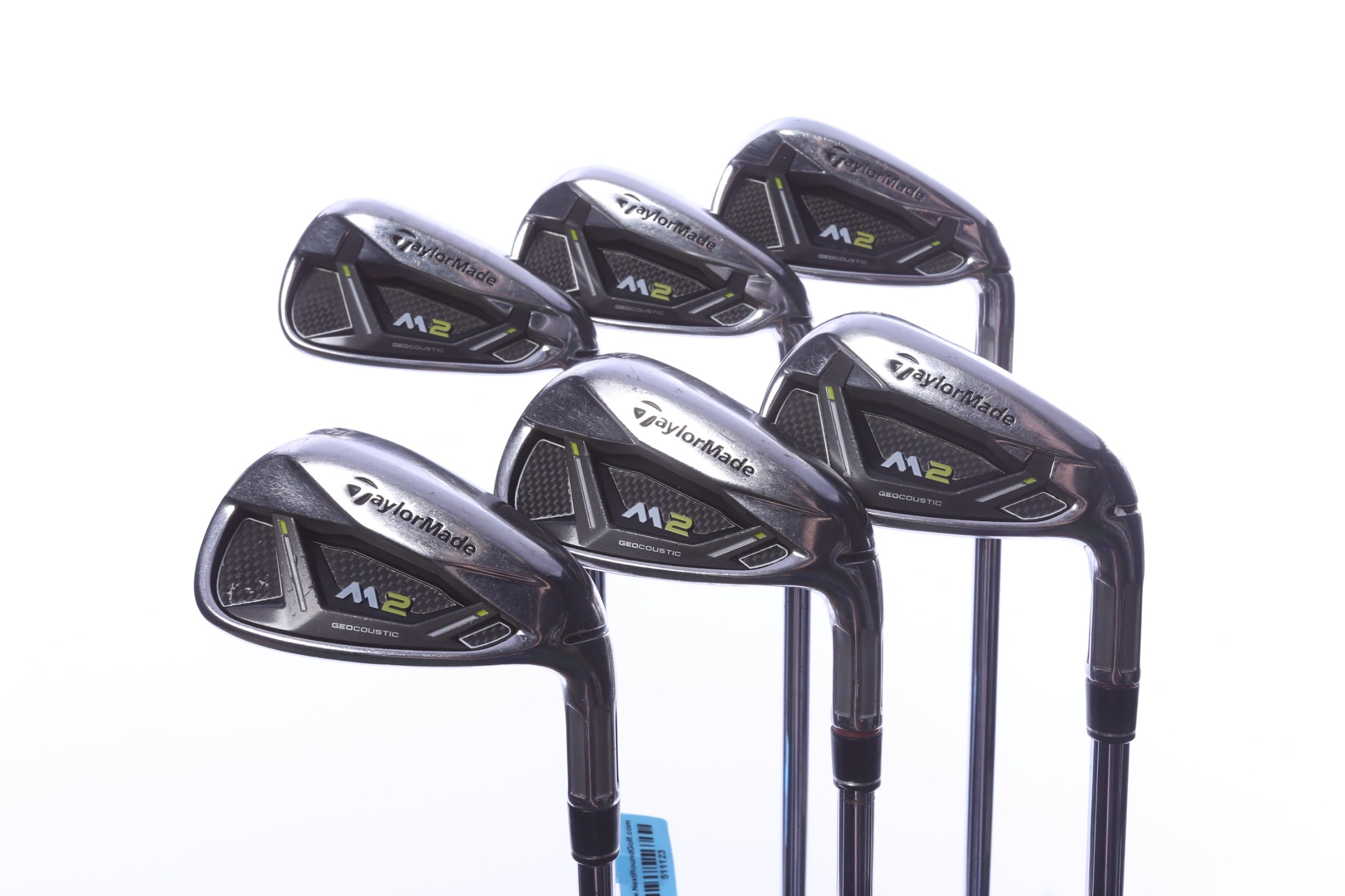 Used TaylorMade M2 2017 Iron Set - Right-Handed - 5-PW - Stiff Flex