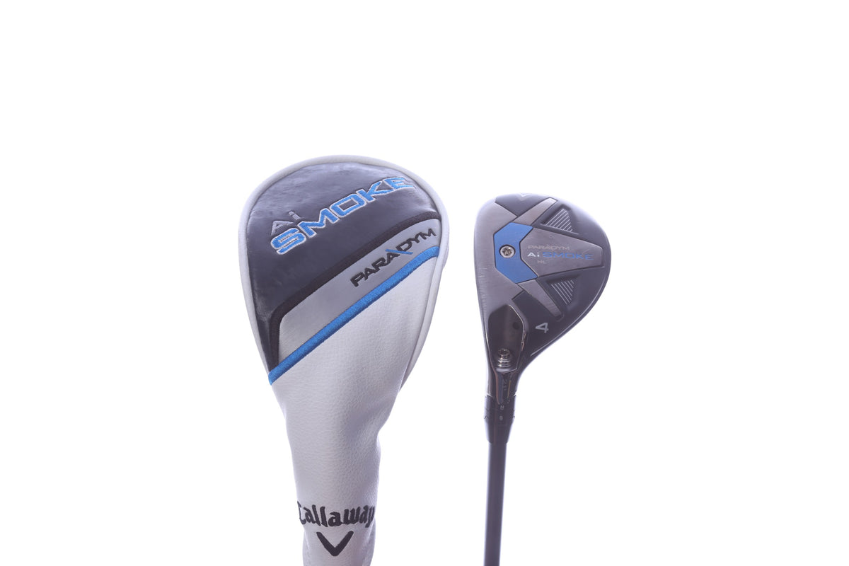 Used Callaway Paradym Ai Smoke HL 4H Hybrid - Left-Handed - 21 Degrees - Regular Flex