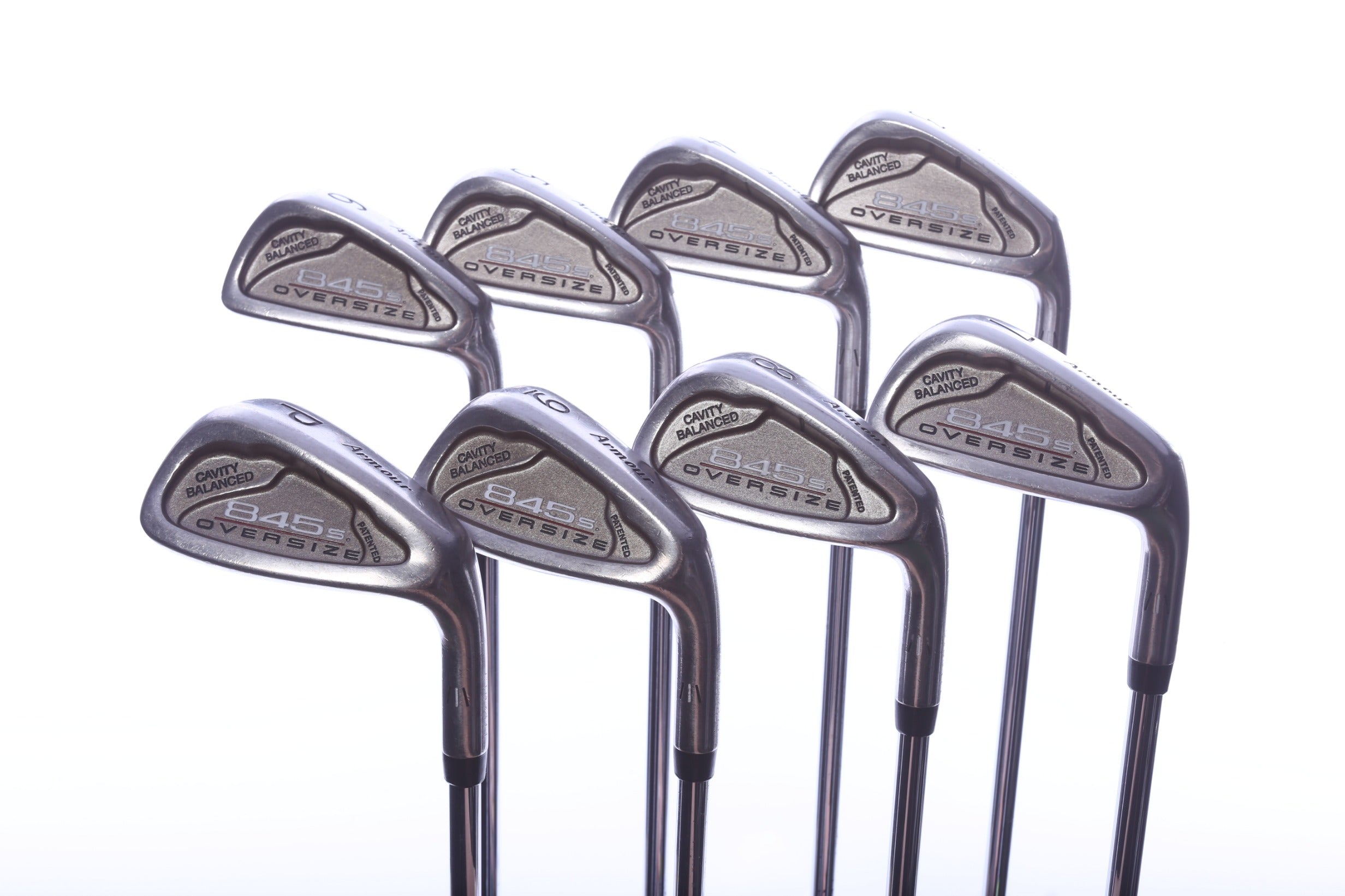 Used Tommy Armour 845s OVERSIZE Iron Set - Right-Handed - 3-PW - Stiff Flex