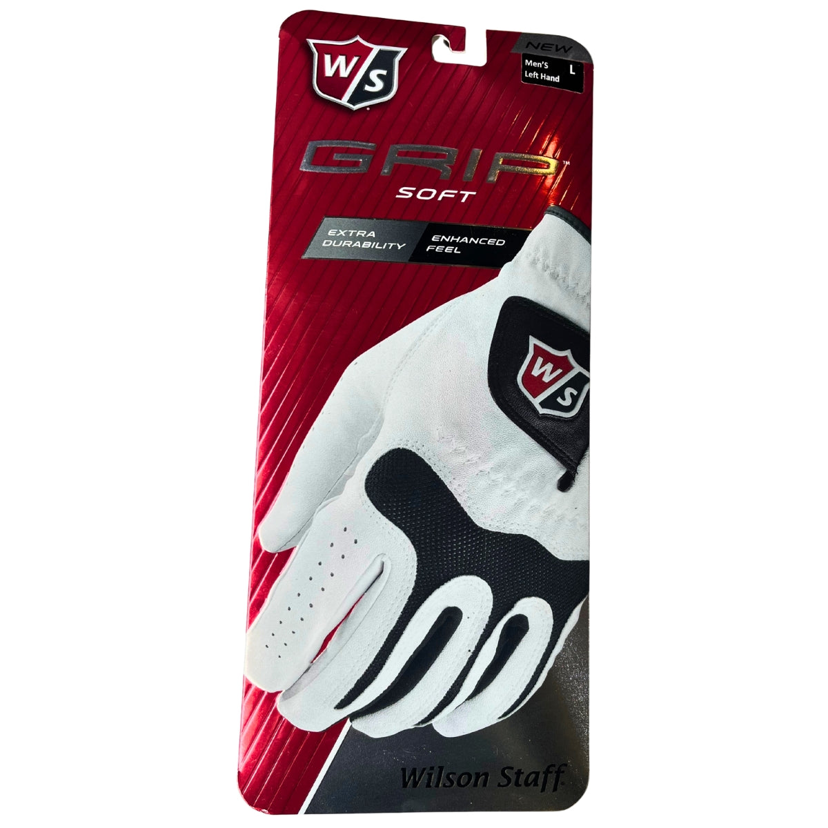 Wilson Staff Grip Soft Glove - White- Size L - LH-Next Round