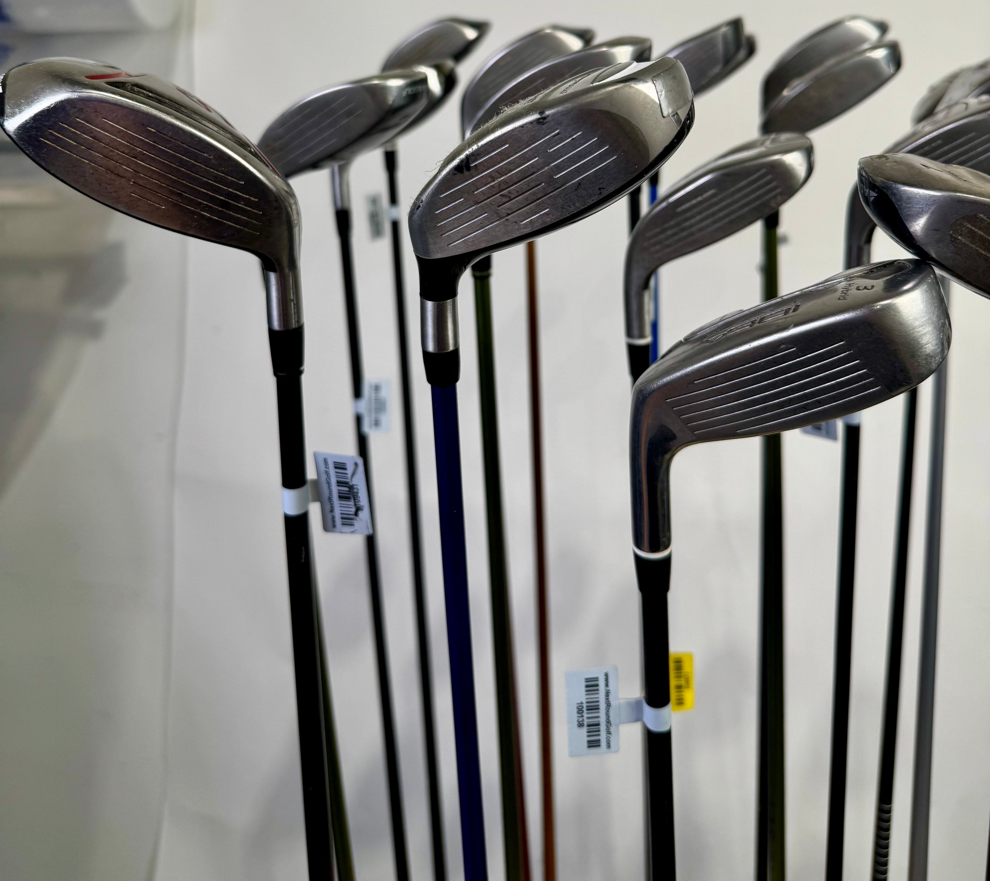Wholesale Lot of 24 Adams Hybrids and Fairway Woods.-Next Round