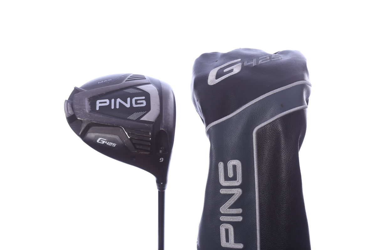 Used Ping G425 MAX Driver - 9 Degrees - Stiff Flex Mitsubishi Tensei AV Orange - Right-Handed