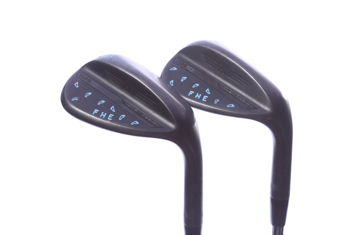 Used Titleist Vokey SM10 Jet Black Wedge Set - Right-Handed - 56*, 60* - Wedge Flex