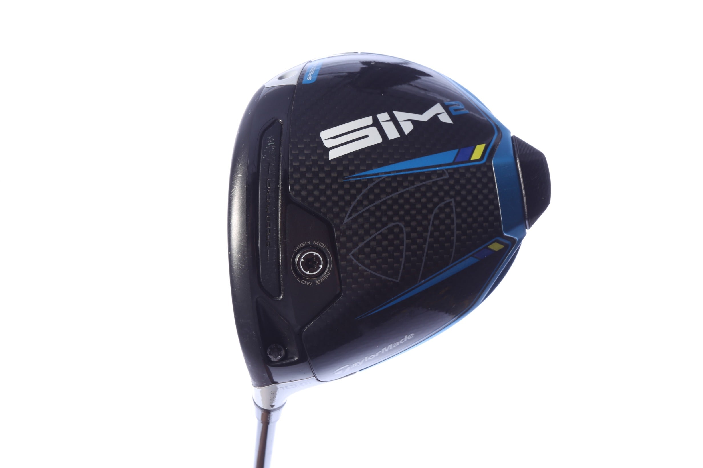 Used TaylorMade SIM2 Driver - 10.5 Degrees - Stiff Flex Mitsubishi Tensei AV Blue - Left-Handed