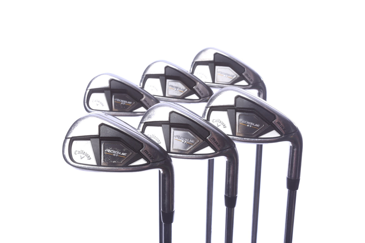 Used Callaway Rogue ST MAX Iron Set - Right-Handed - 5-PW - Regular Flex