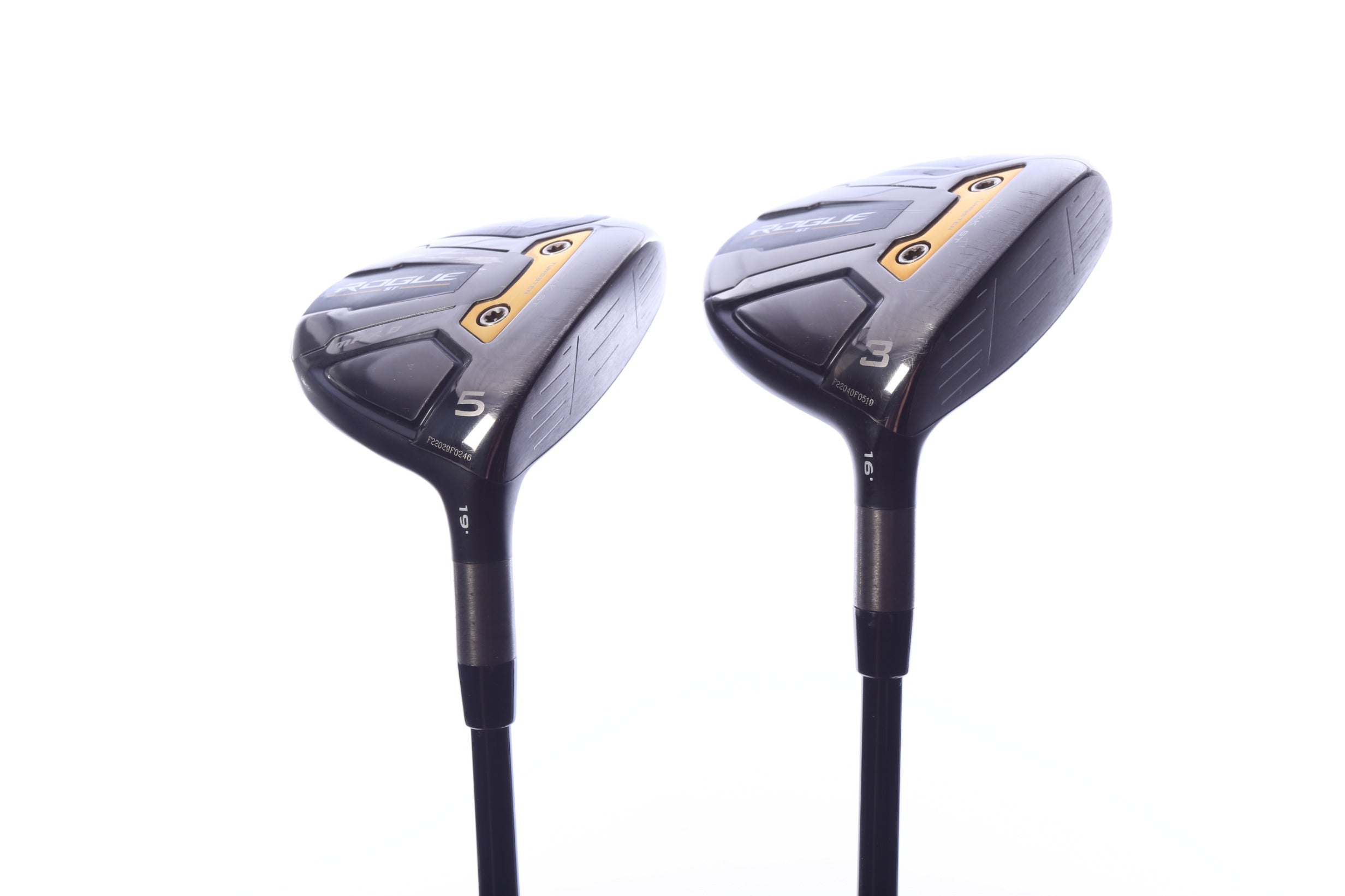 Used Callaway Rogue ST MAX Wood Set - Right-Handed - 3W, 5W - Stiff Flex