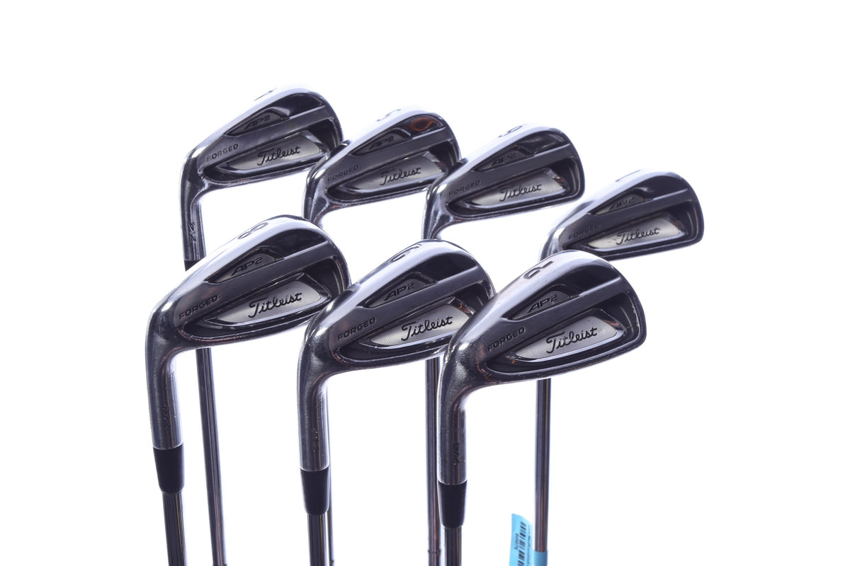 Used Titleist AP2 714 Forged Iron Set - Left-Handed - 4-PW - Stiff Flex
