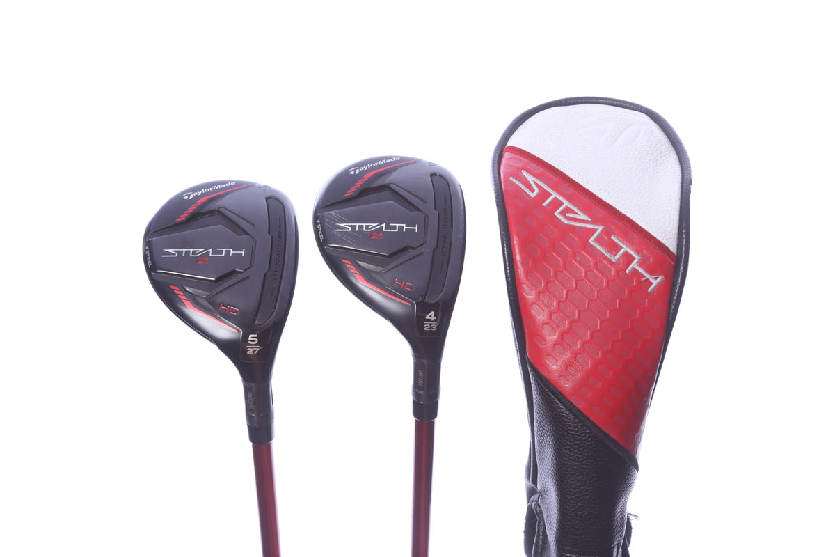 Used TaylorMade STEALTH 2 HD Rescue Hybrid Set - Right-Handed - 4H, 5H - Regular Flex