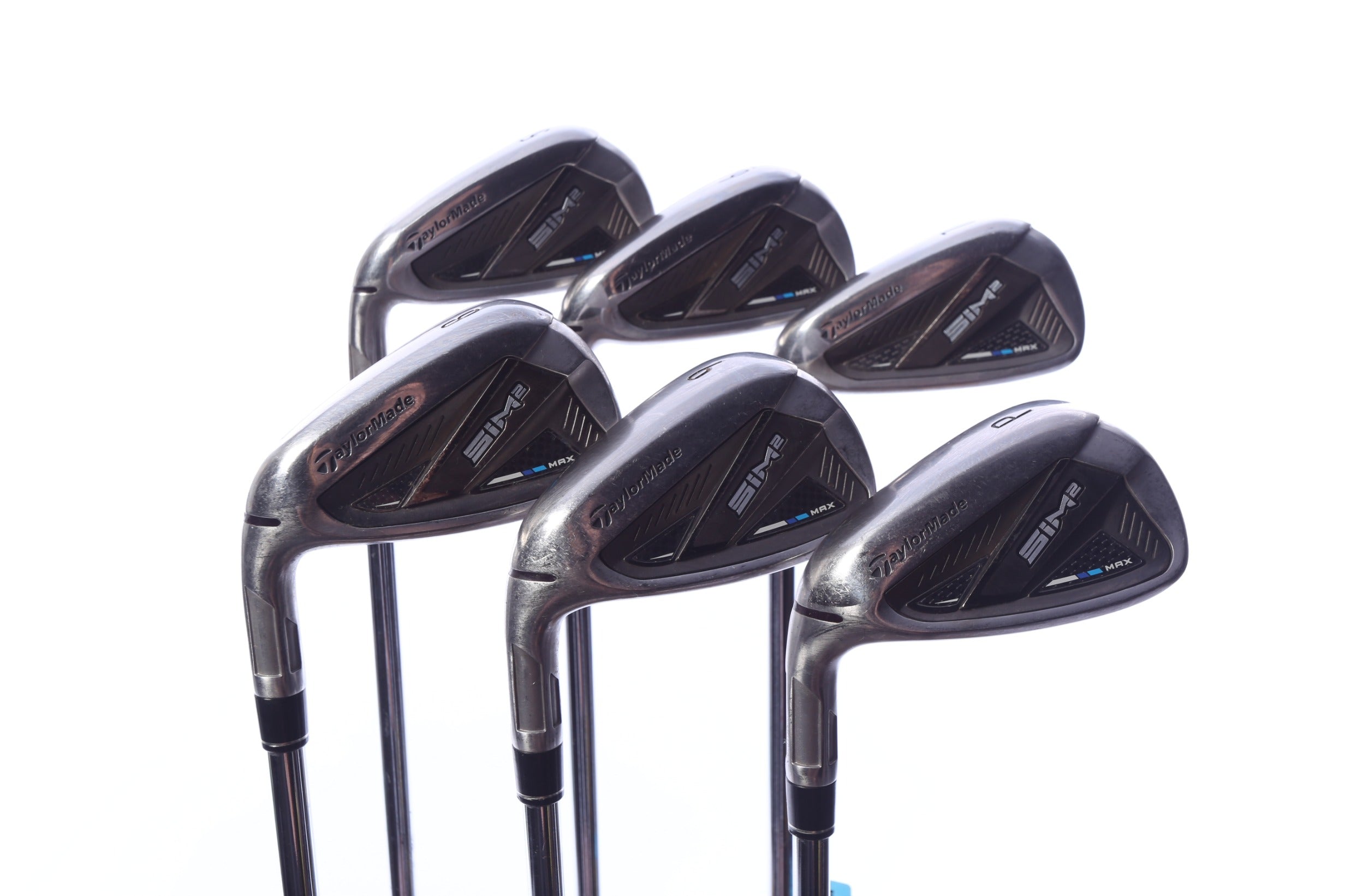 Used TaylorMade SIM2 MAX Iron Set - Left-Handed - 5-PW - Regular Flex