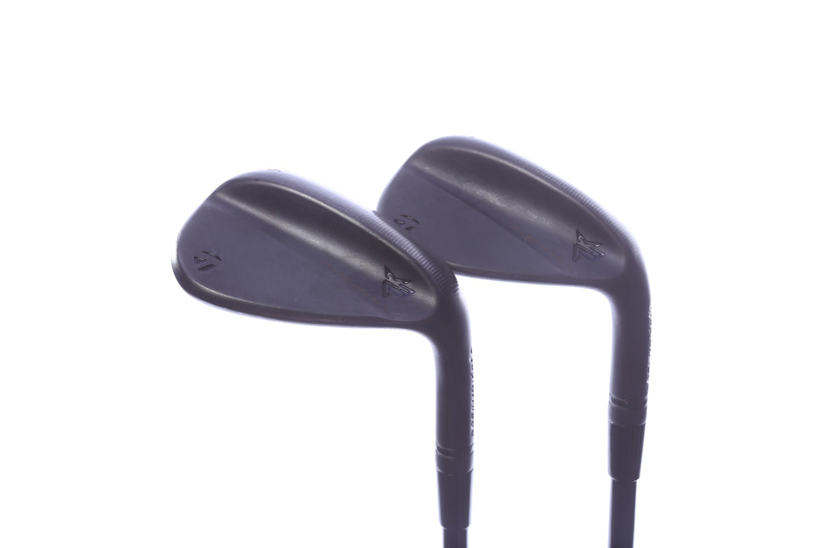 Used TaylorMade Milled Grind 3 Black Wedge Set - Right-Handed - 52*, 56* - Regular Flex-Next Round