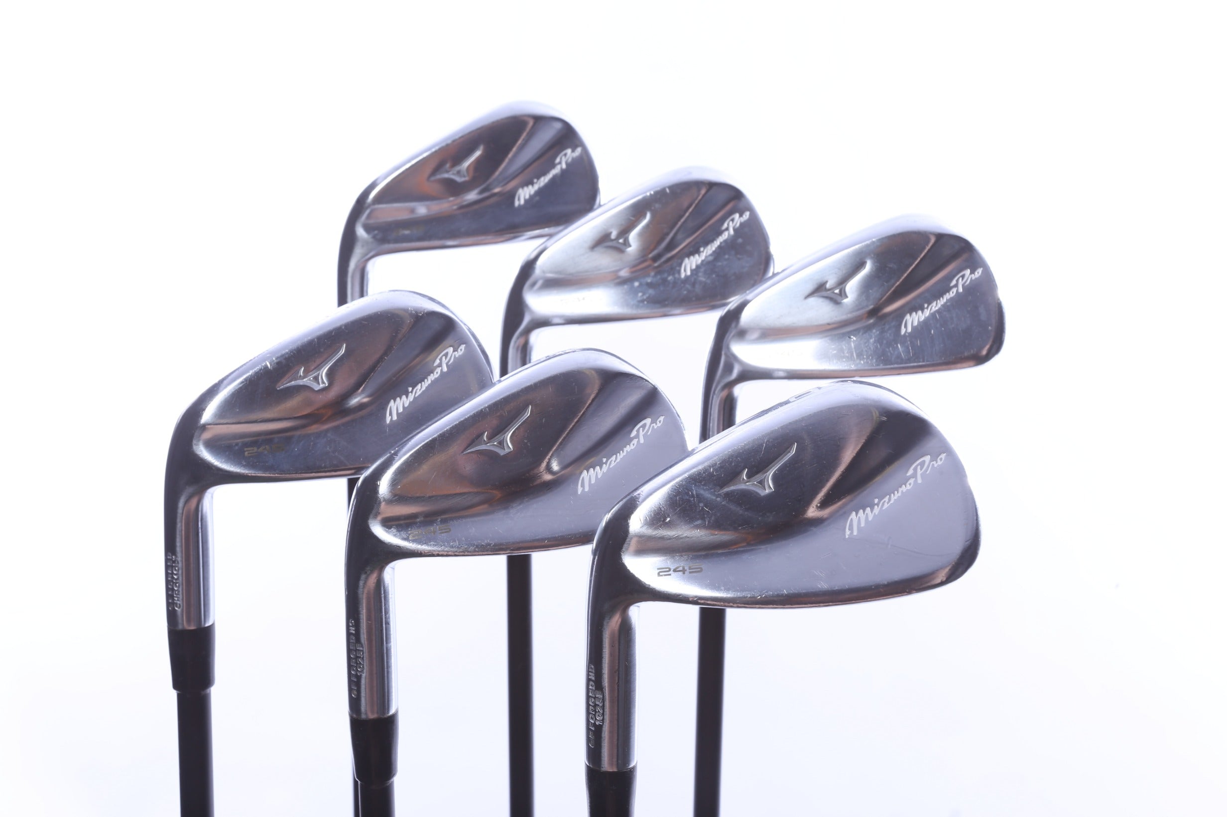 Used Mizuno Pro 245 Iron Set - Left-Handed - 5-PW - Variable Flex-Next Round