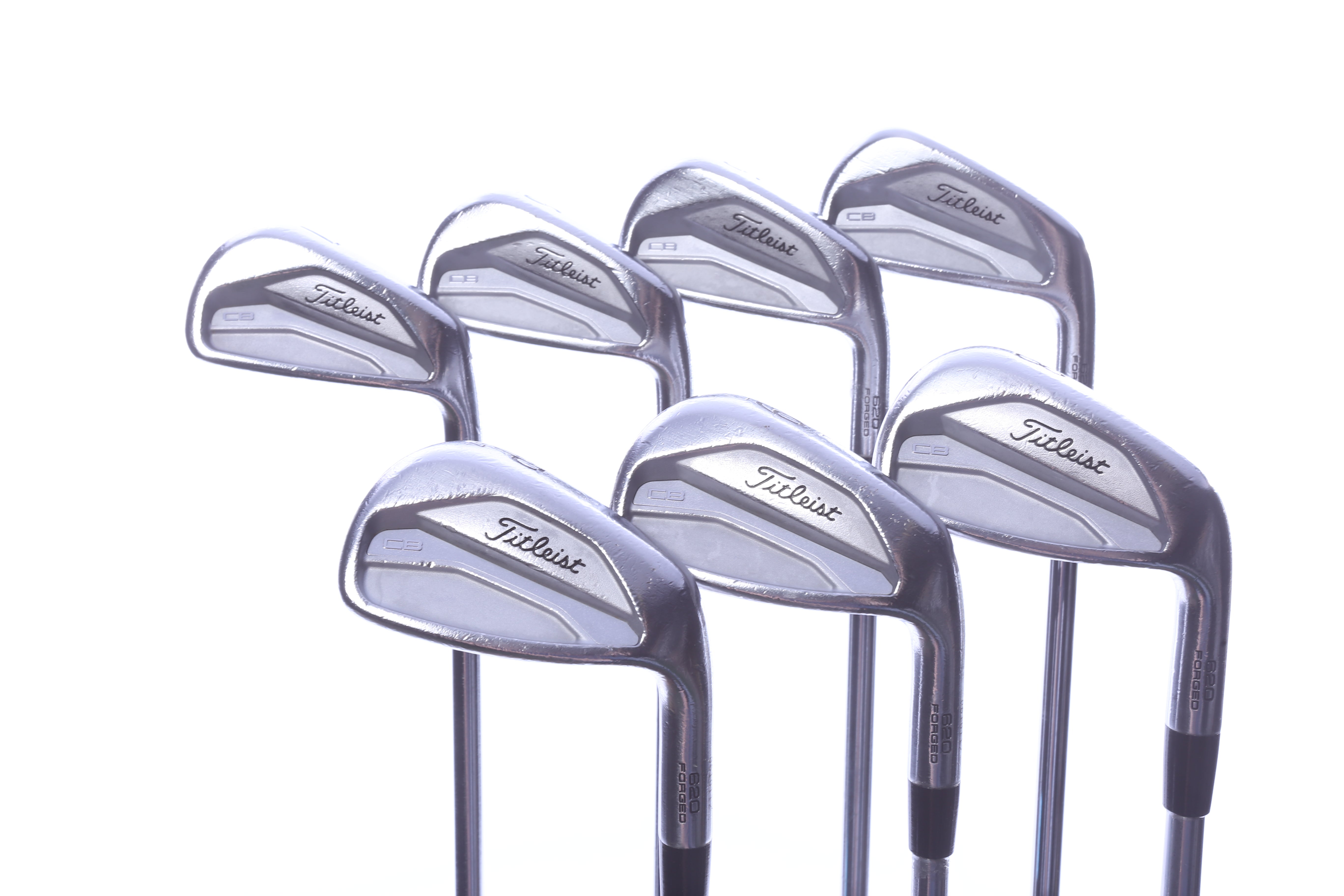 Used Titleist 620 CB Iron Set - Right-Handed - 4-PW - Stiff Flex