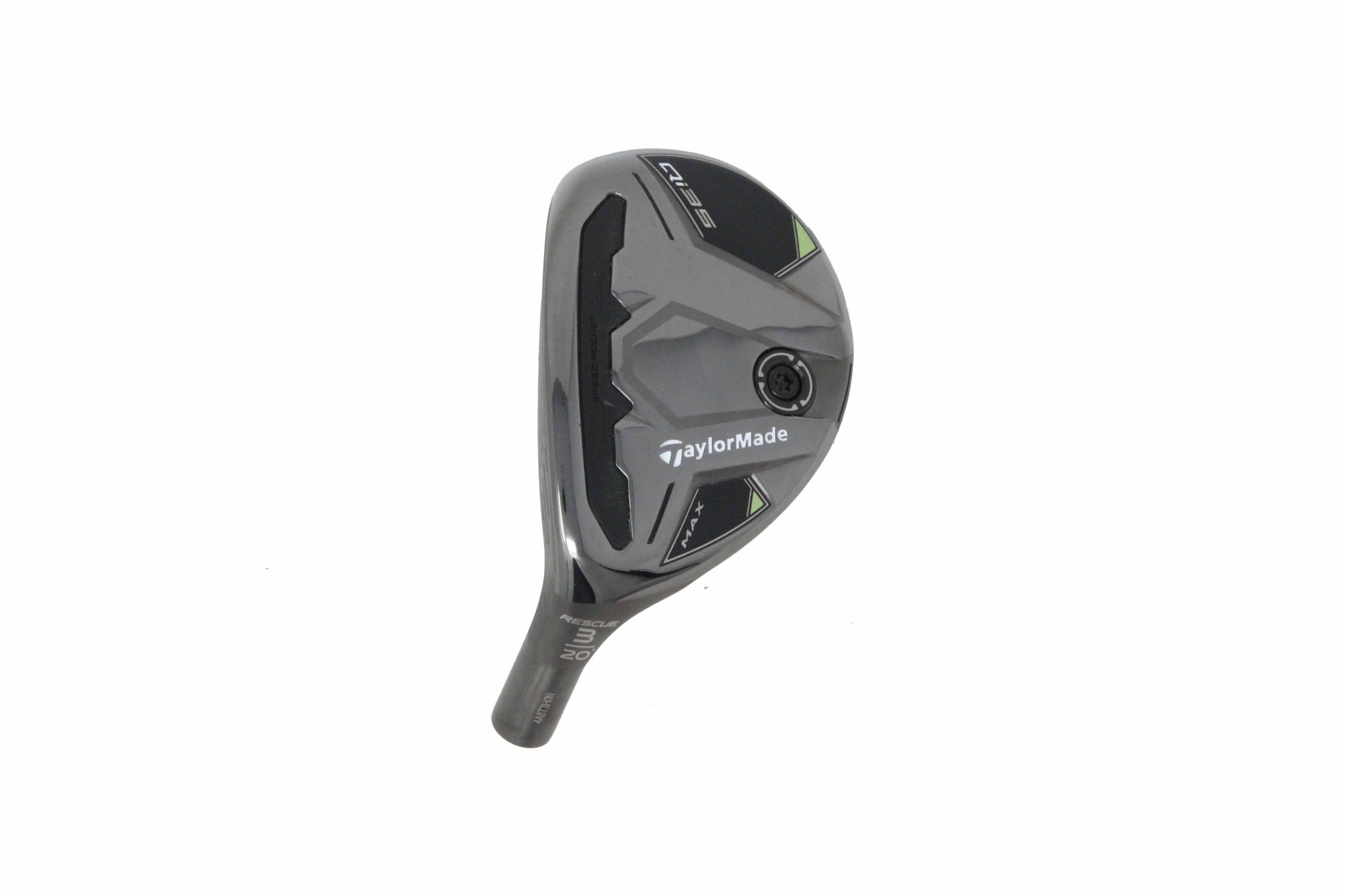 Used TaylorMade Qi35 MAX Rescue 3H - HEAD ONLY - Left-Handed - 20 Degrees