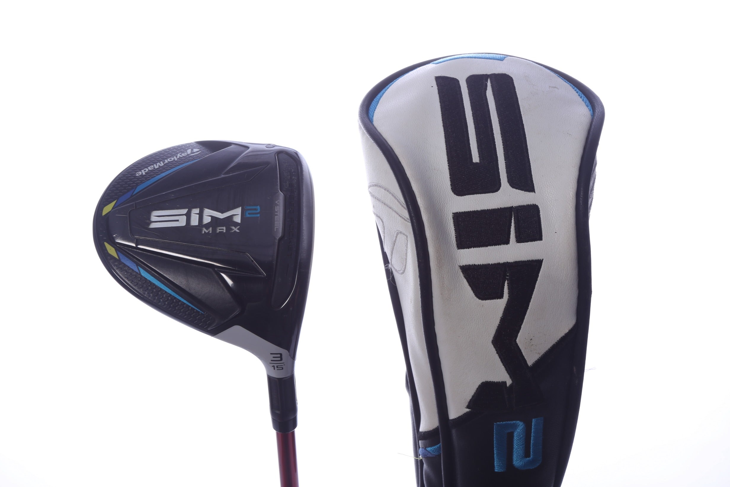 Used TaylorMade SIM2 MAX 3-Wood - Right-Handed - 15 Degrees - Stiff Flex-Next Round