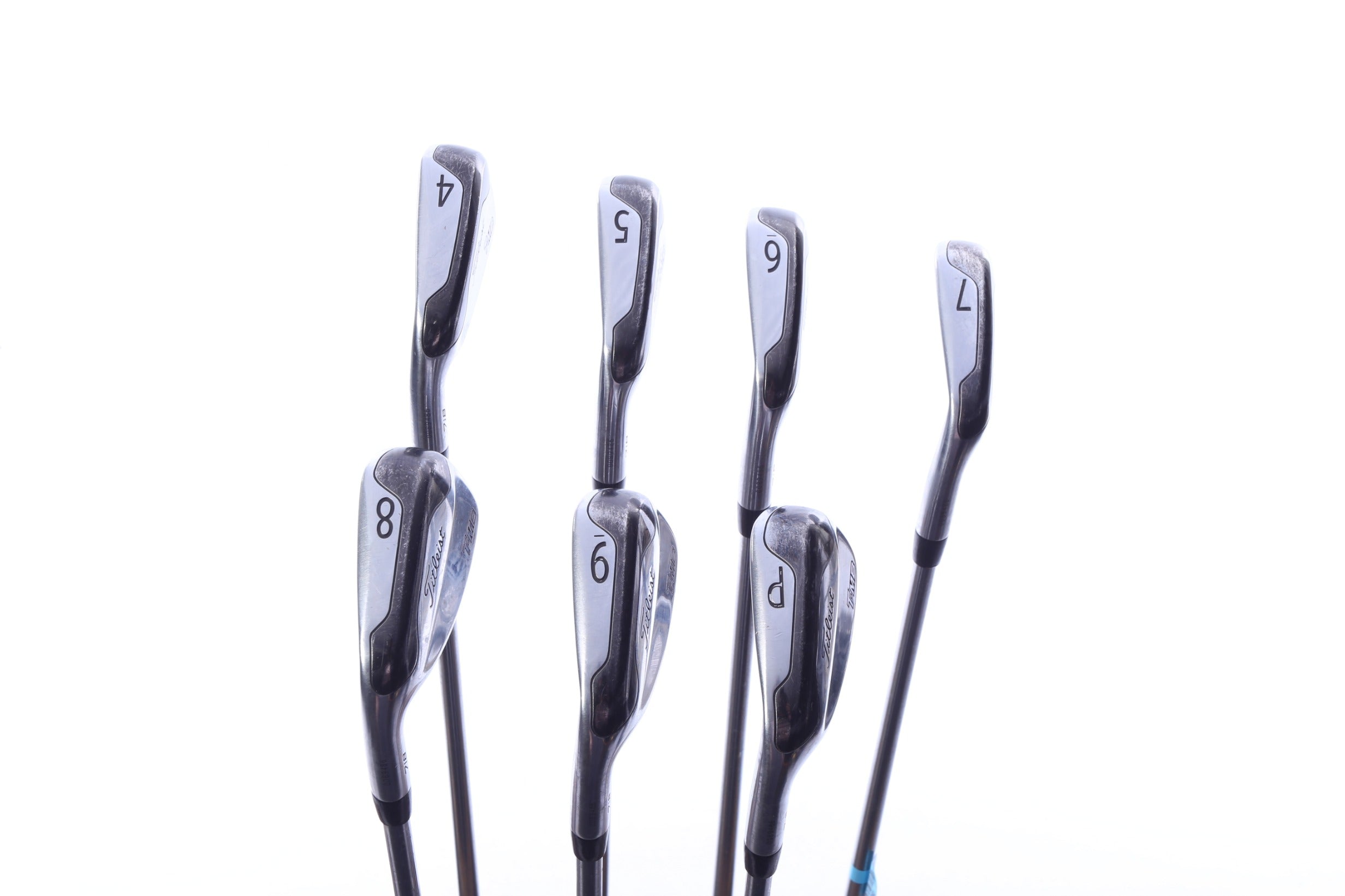 Used Titleist 718 T-MB Iron Set - Left-Handed - 4-PW - Stiff Flex