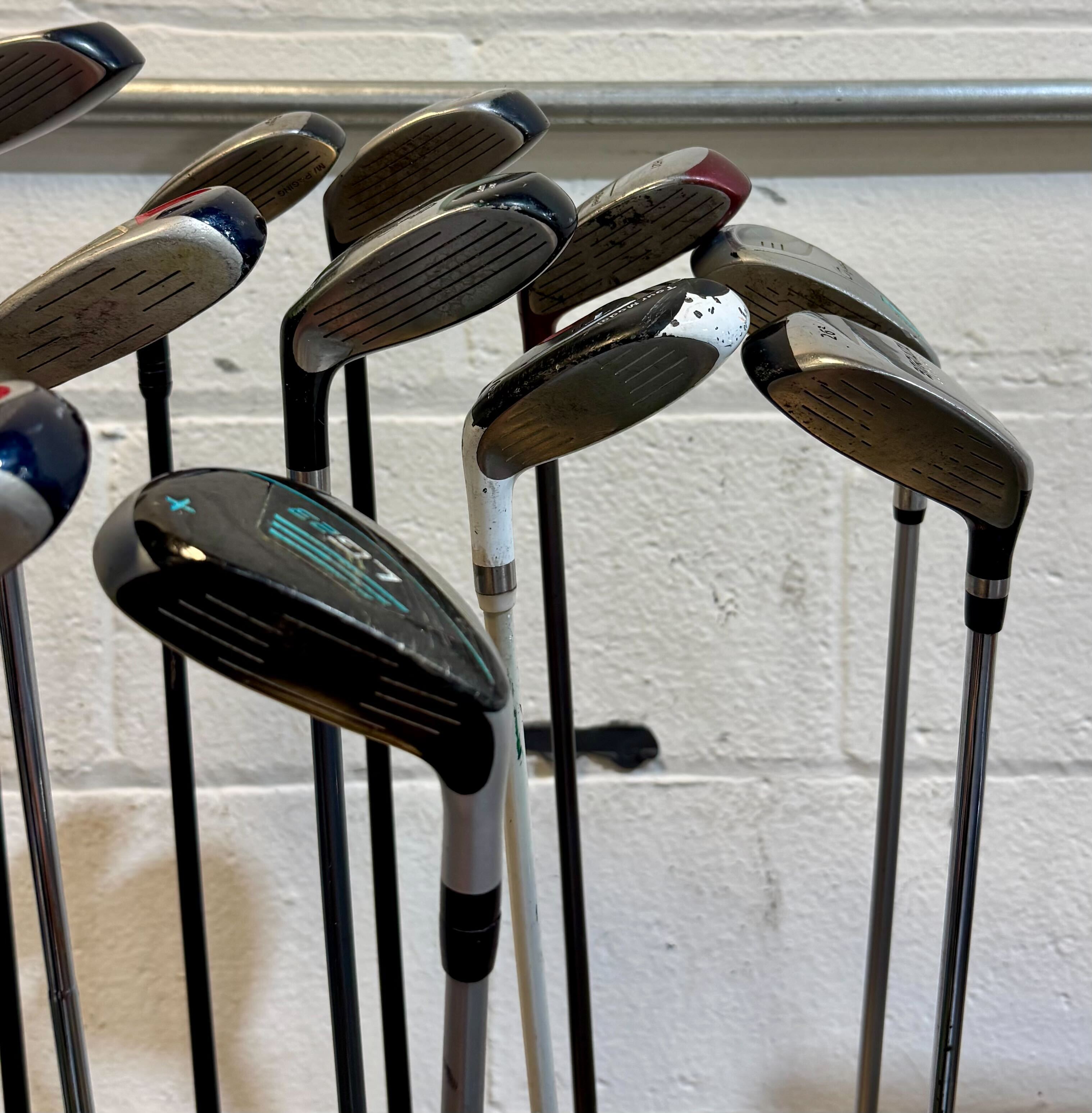 Wholesale Lot of 40 Golf Clubs - Assorted Hybrids - RH/LH - Mixed Flexes-Next Round