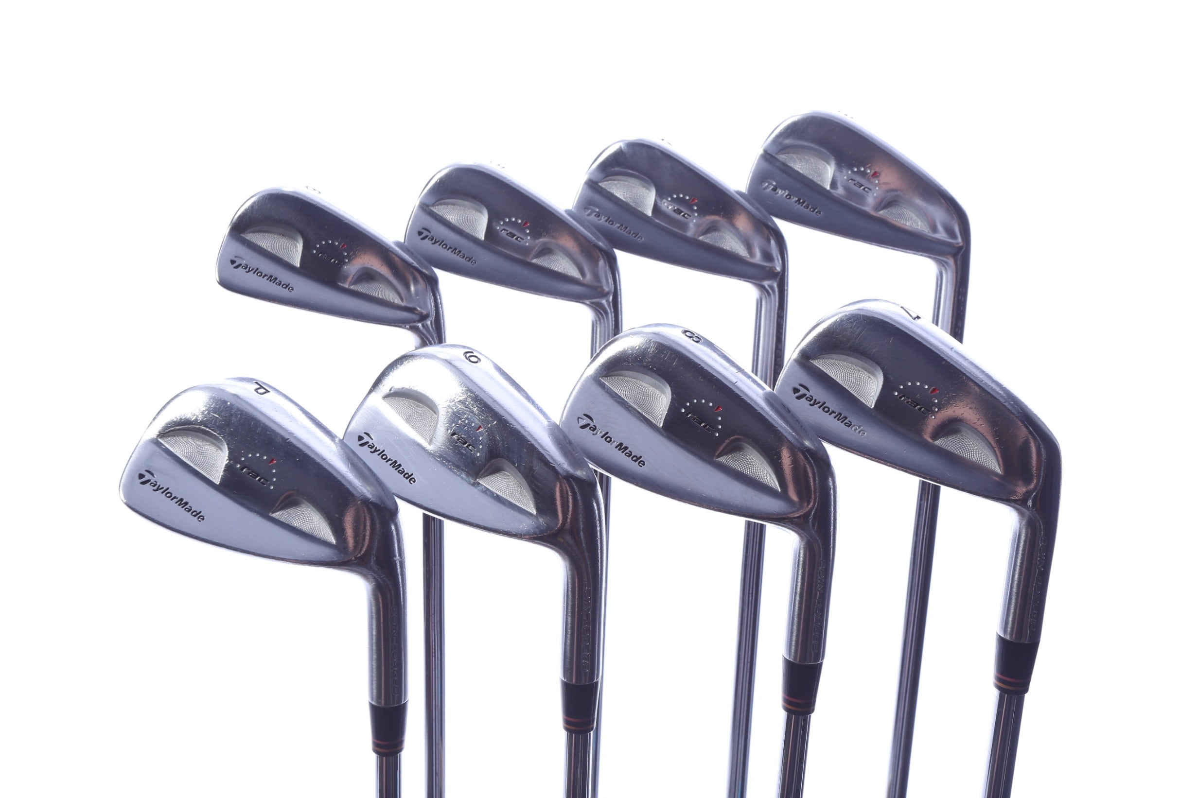 Used TaylorMade rac MB Iron Set - Right-Handed - 3-PW - Stiff Flex
