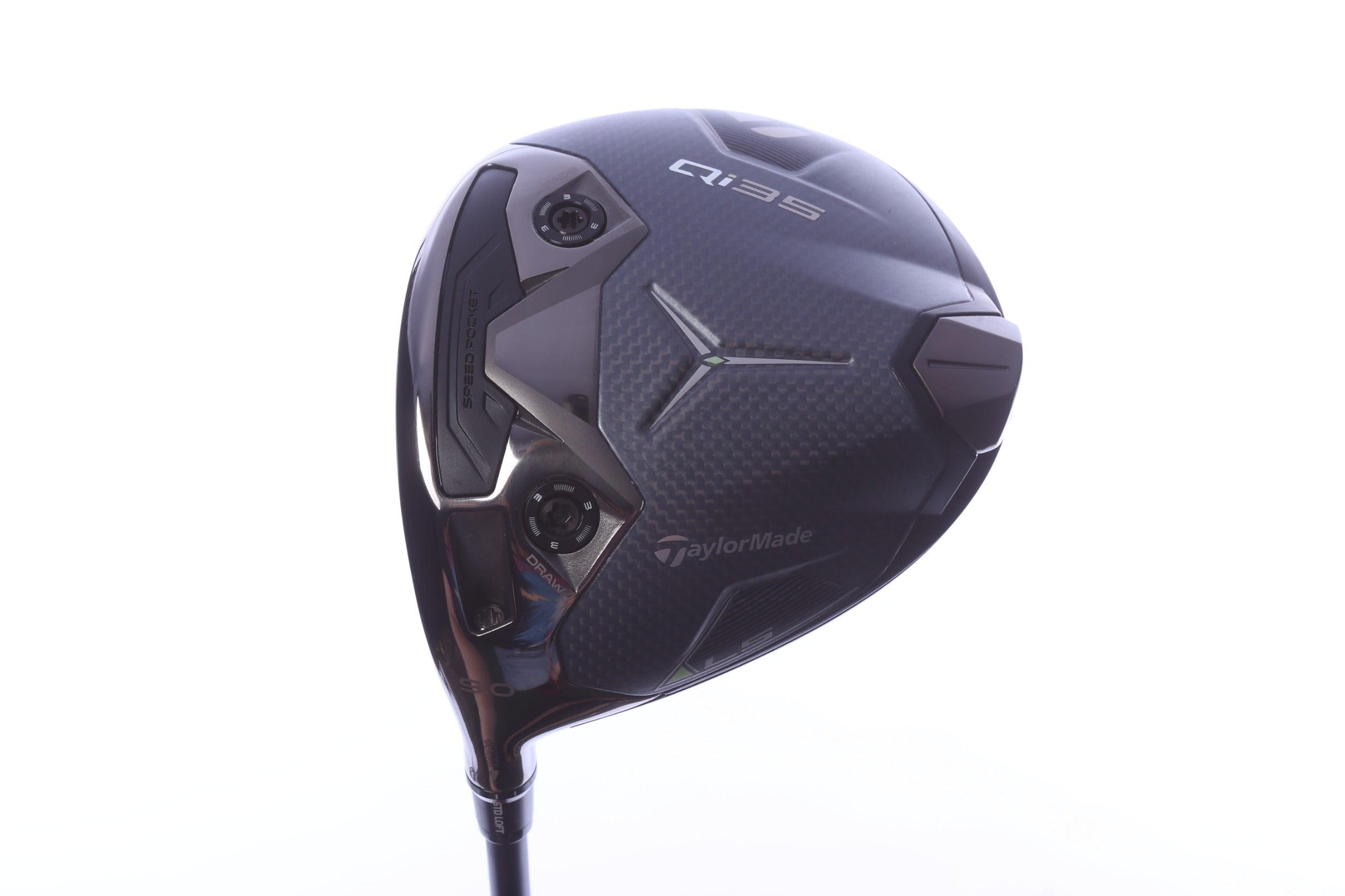 Used TaylorMade Qi35 LS Driver - 9 Degrees - Stiff Flex KBS Tour Driven - Left-Handed