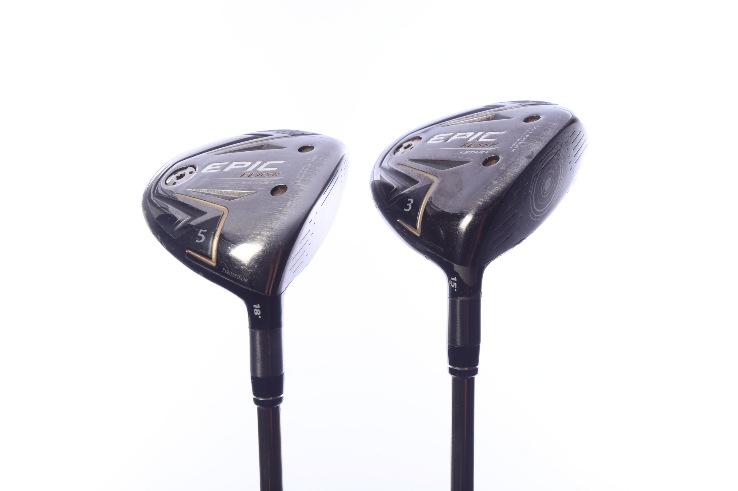 Used Callaway Epic Flash Star Wood Set - Right-Handed - 3W, 5W - Seniors Flex