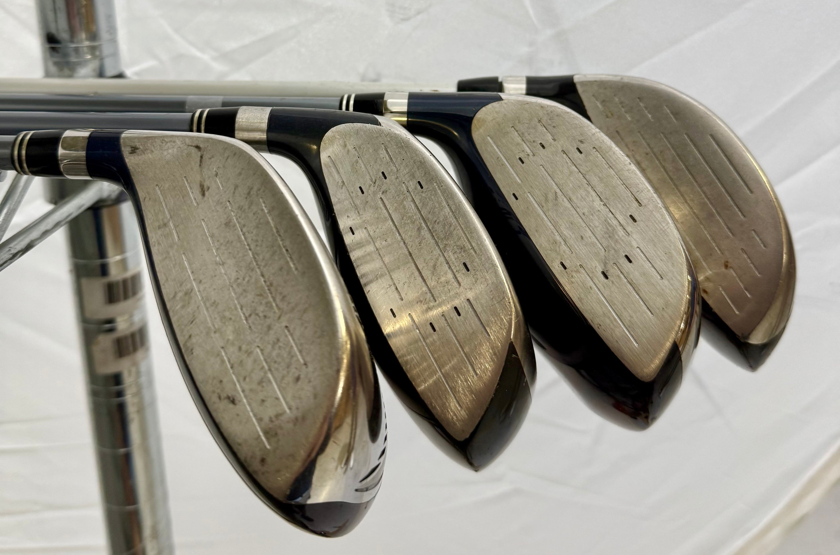 Wholesale Lot of 30 Golf Clubs - Cobra Woods & TaylorMade Drivers-Next Round