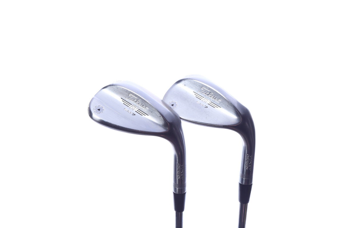 Used Titleist Vokey SM7 Tour Chrome Wedge Set - Right-Handed - 54*, 58* - Stiff Flex