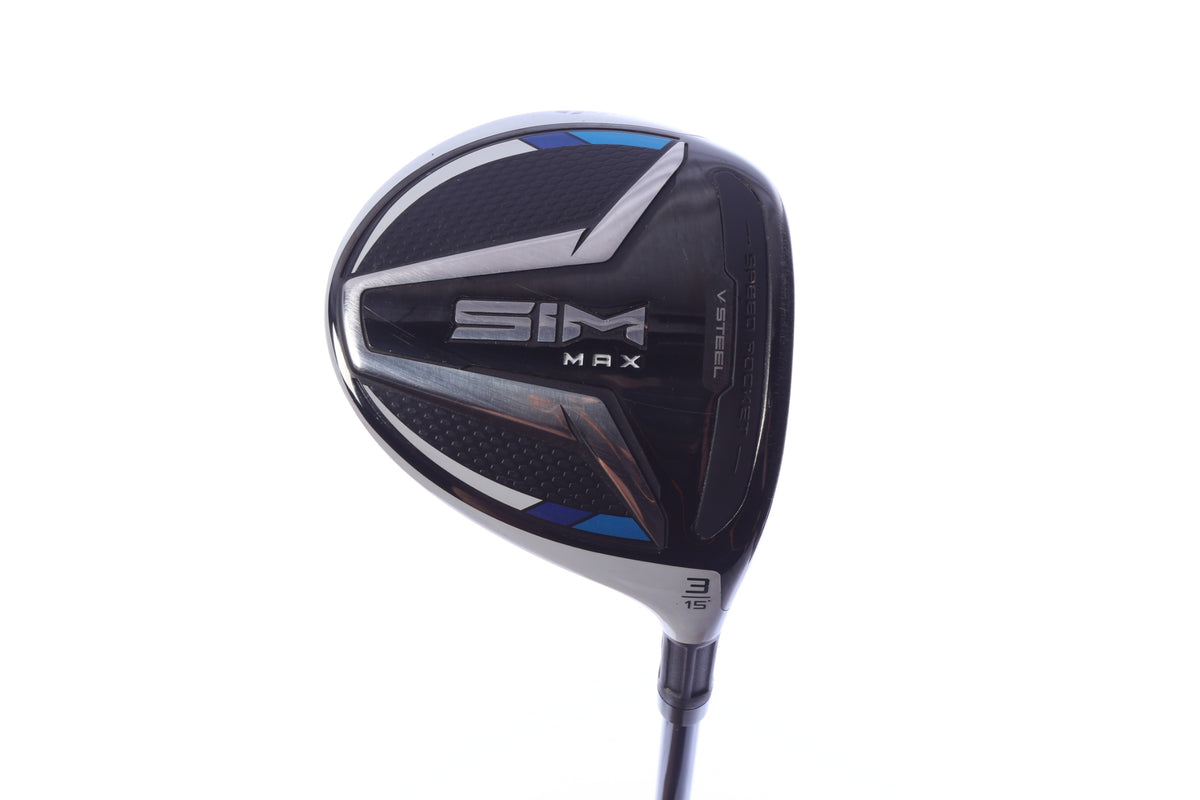 Used TaylorMade SIM MAX 3-Wood - Right-Handed - 15 Degrees - Stiff Flex