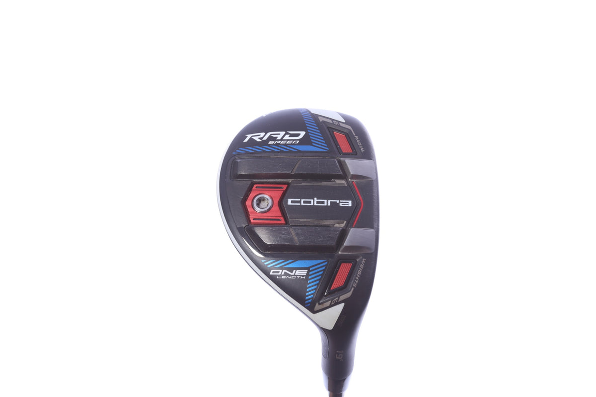 Used Cobra RAD Speed One Length 3H Hybrid - Right-Handed - 19 Degrees - Regular Flex