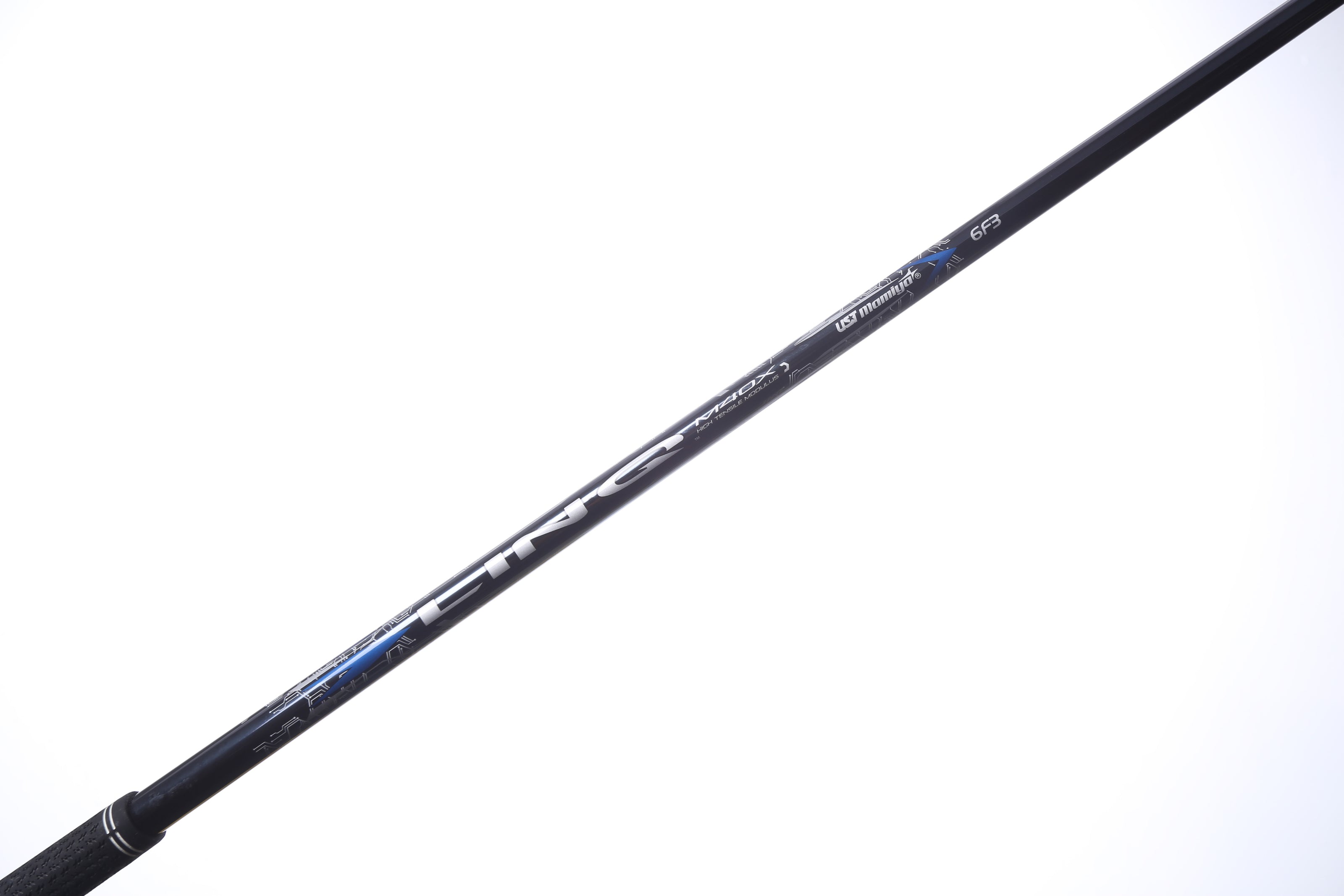 Used Ust Mamiya Lin-Q M40X Blue Driver Shaft Regular Flex Graphite - 42.75 in - Cobra Adapter-Next Round