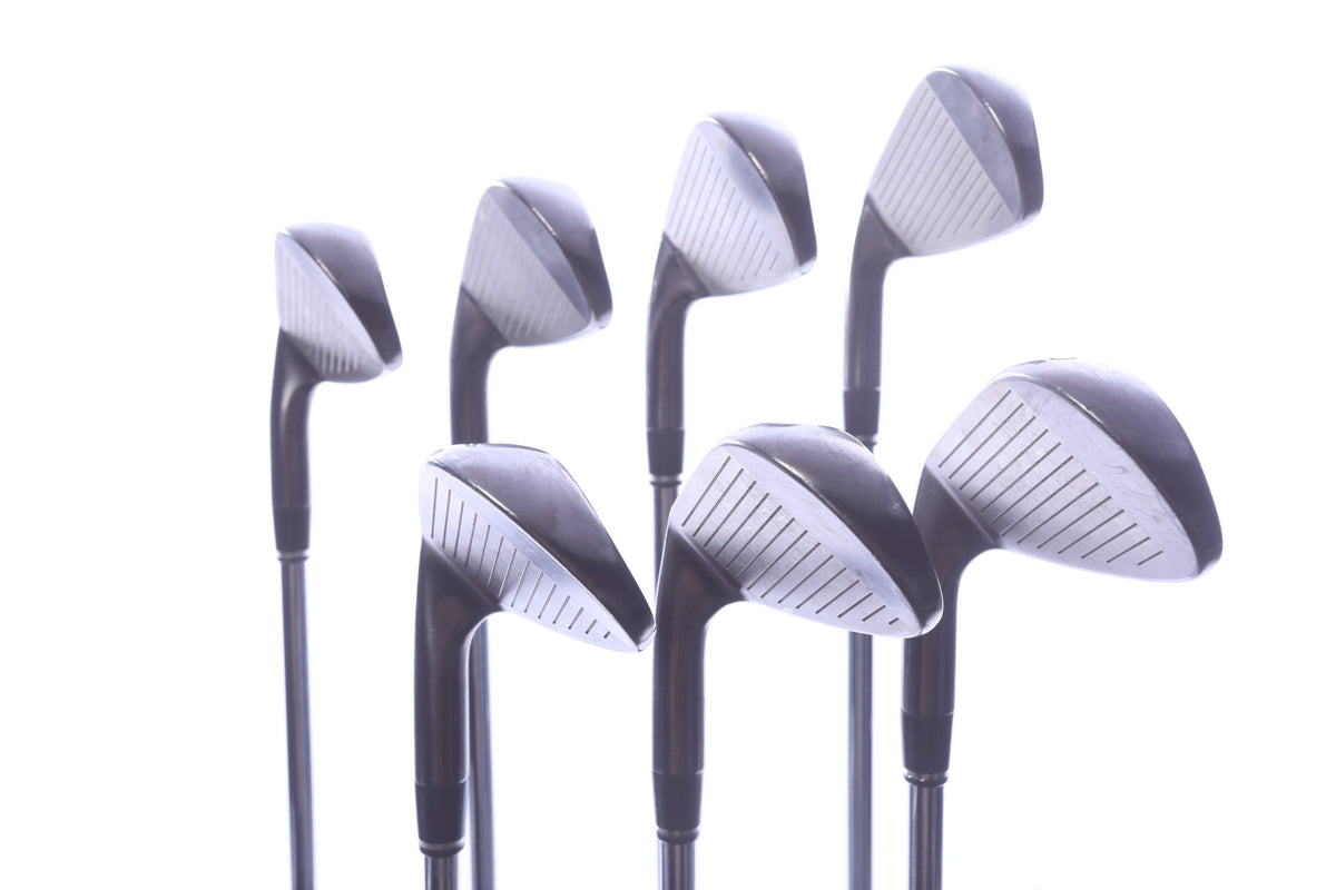 Used Adams Idea Black CB3 Iron Set - Right-Handed - 4-PW - Stiff Flex