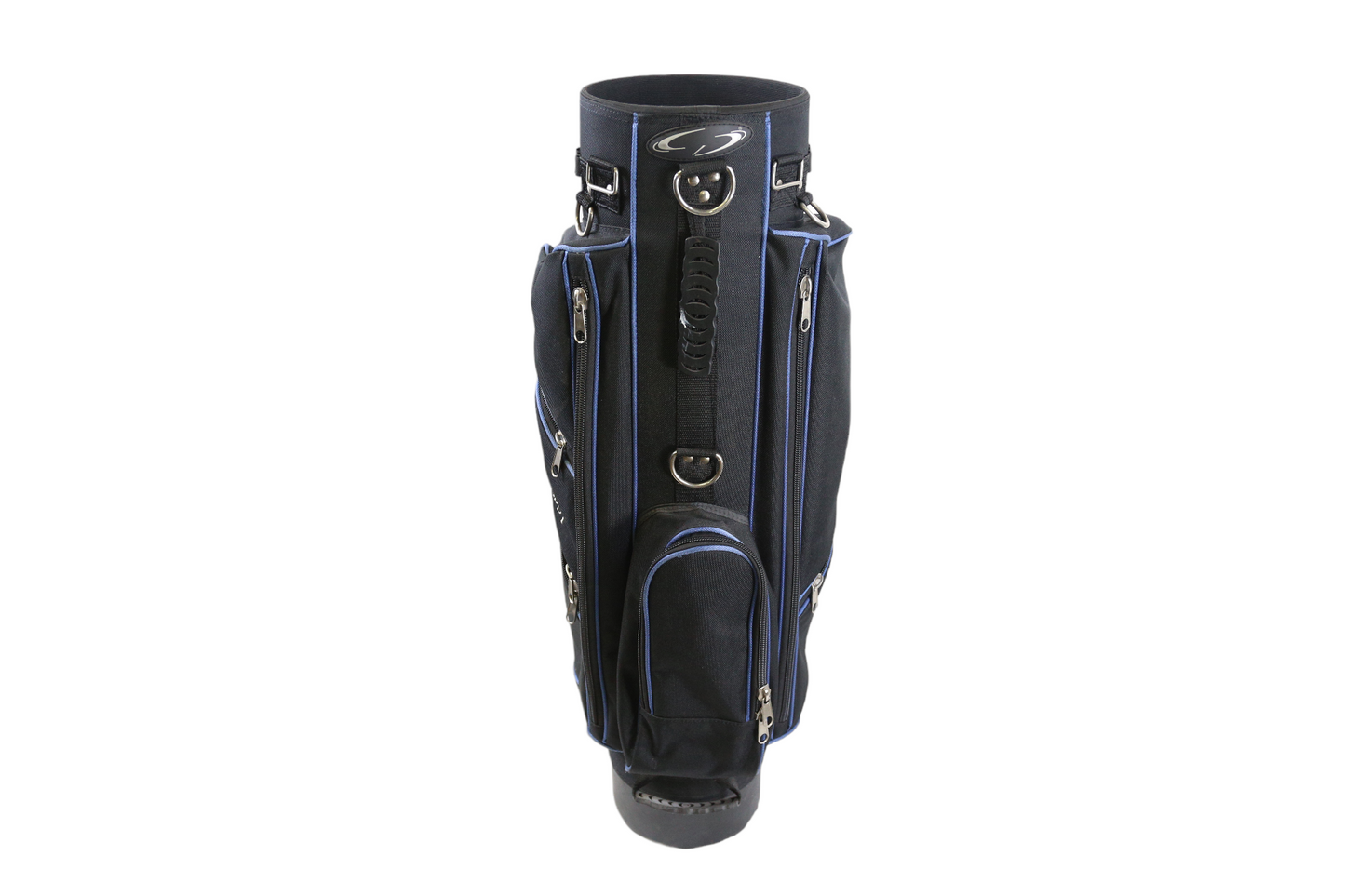 CaddyDaddy Black Cart Bag 6 Dividers 7 Pockets