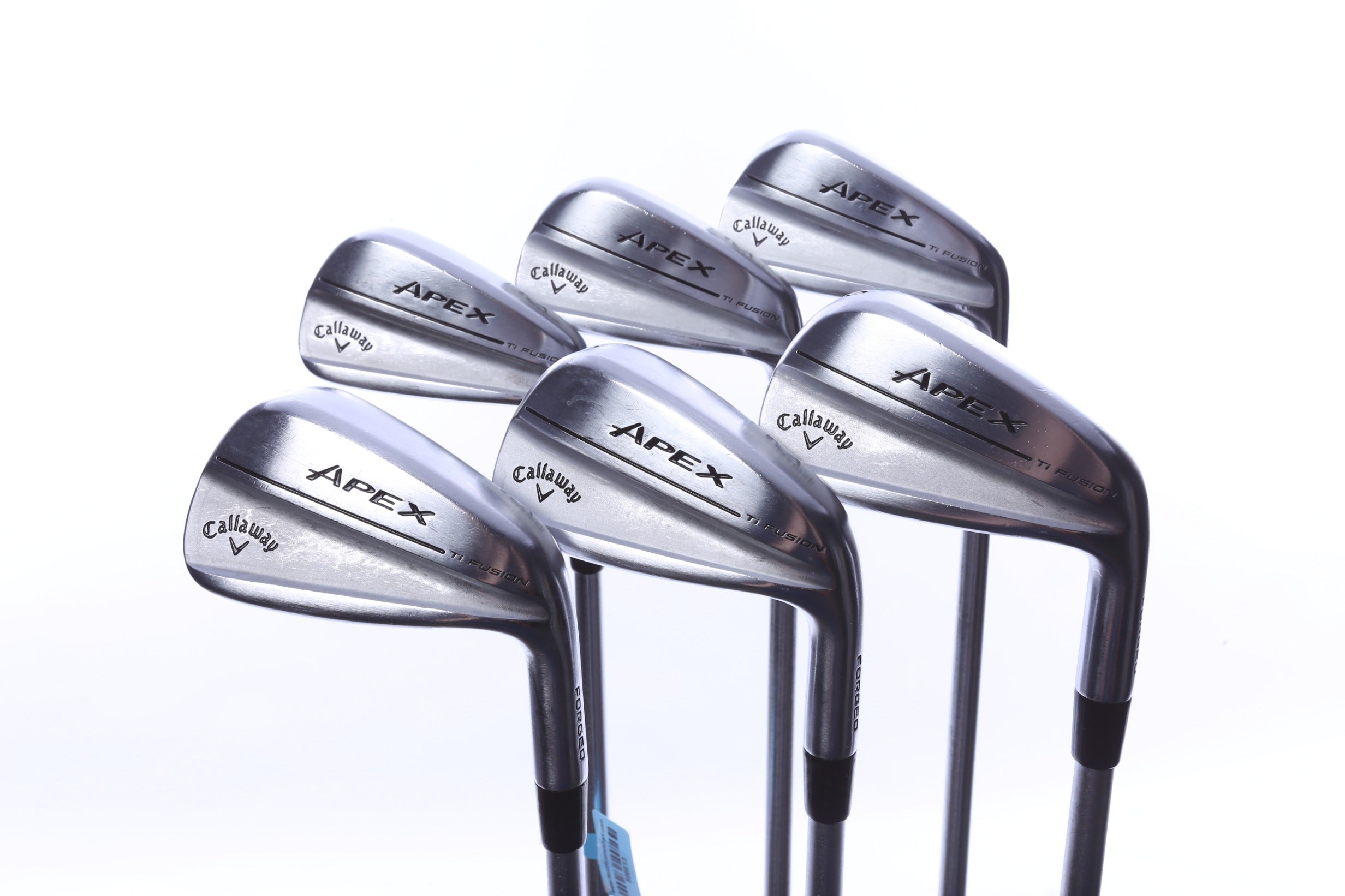 Used Callaway Apex Ti Fusion Plated Iron Set - Right-Handed - 5-PW - Stiff Flex-Next Round