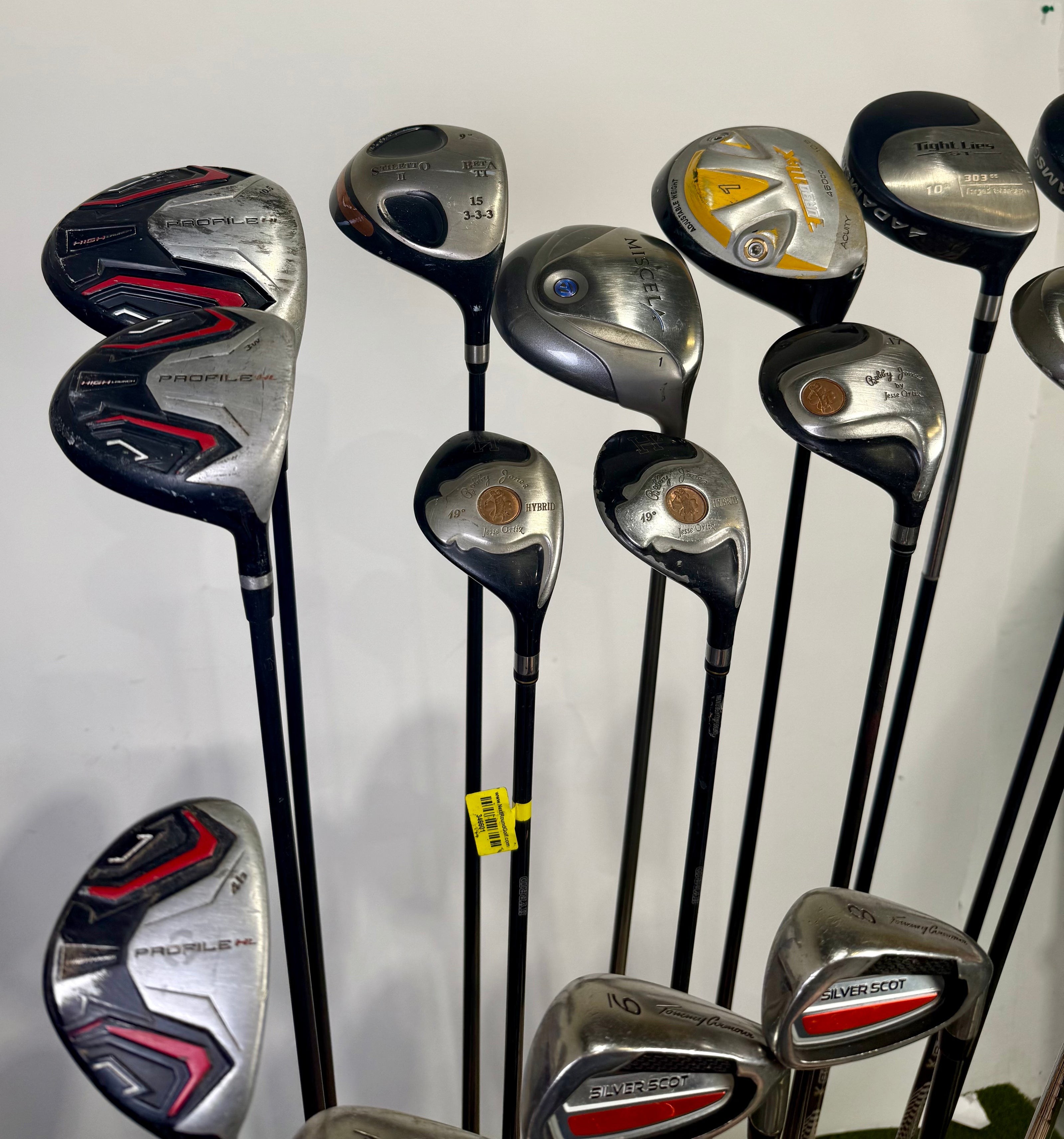 Wholesale Lot of 24 Drivers, Fairway Woods, Hybrids, And Single Irons.-Next Round