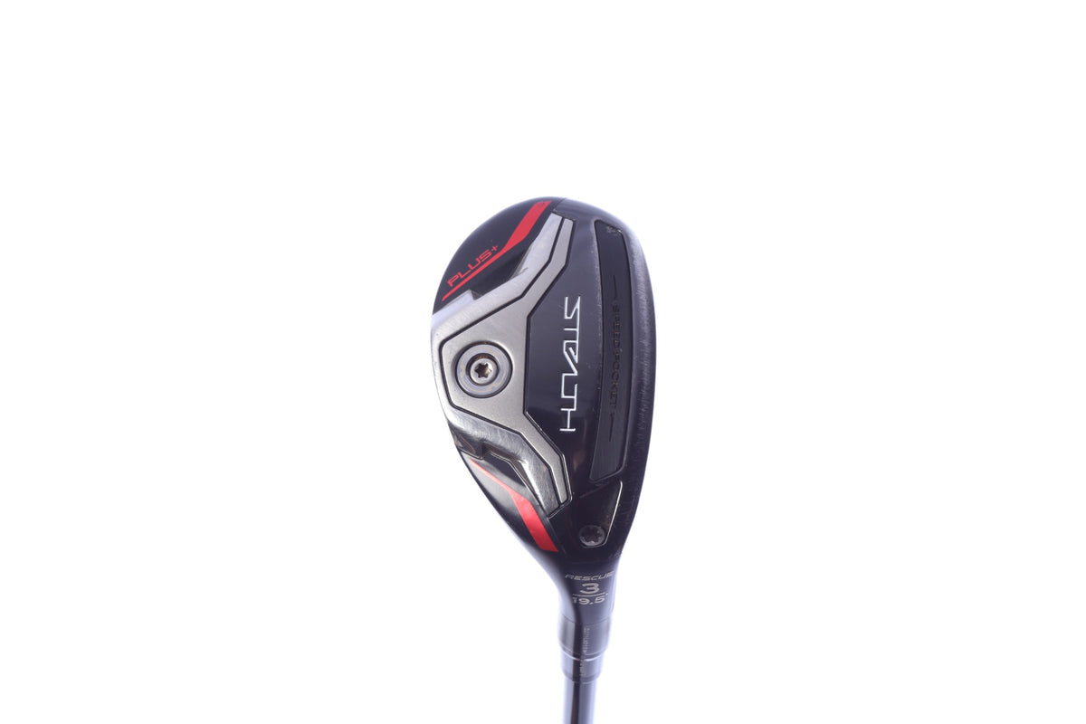 Used TaylorMade STEALTH PLUS Rescue 3H Hybrid - Right-Handed - 19.5 Degrees - Stiff Flex