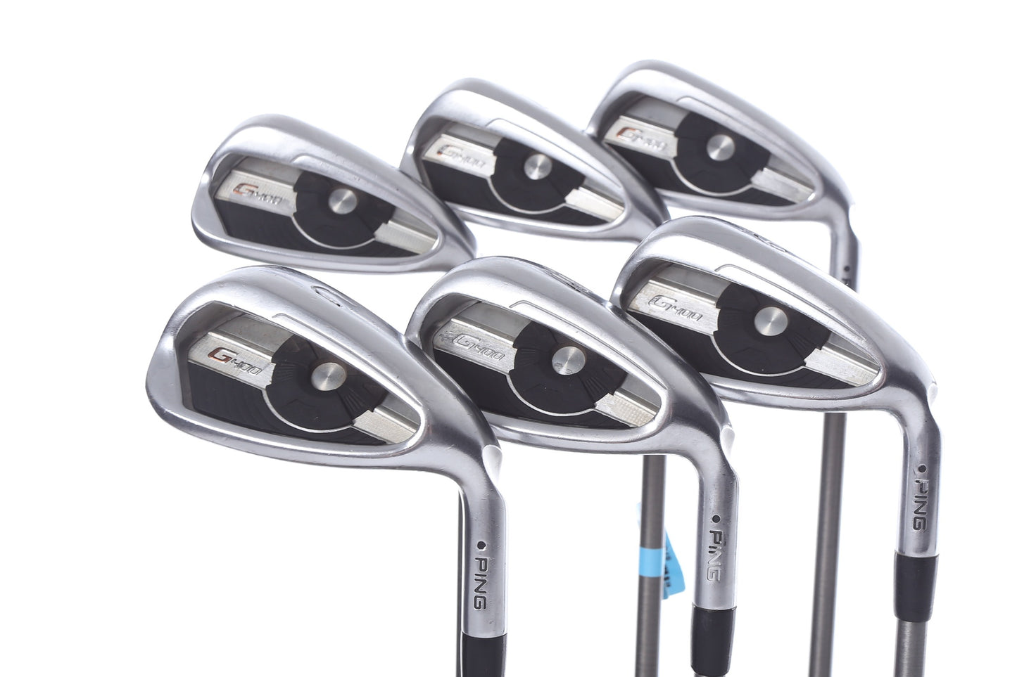 Used Ping G400 Iron Set - Right-Handed - 6-UW - Regular Flex- Black Dot-Next Round