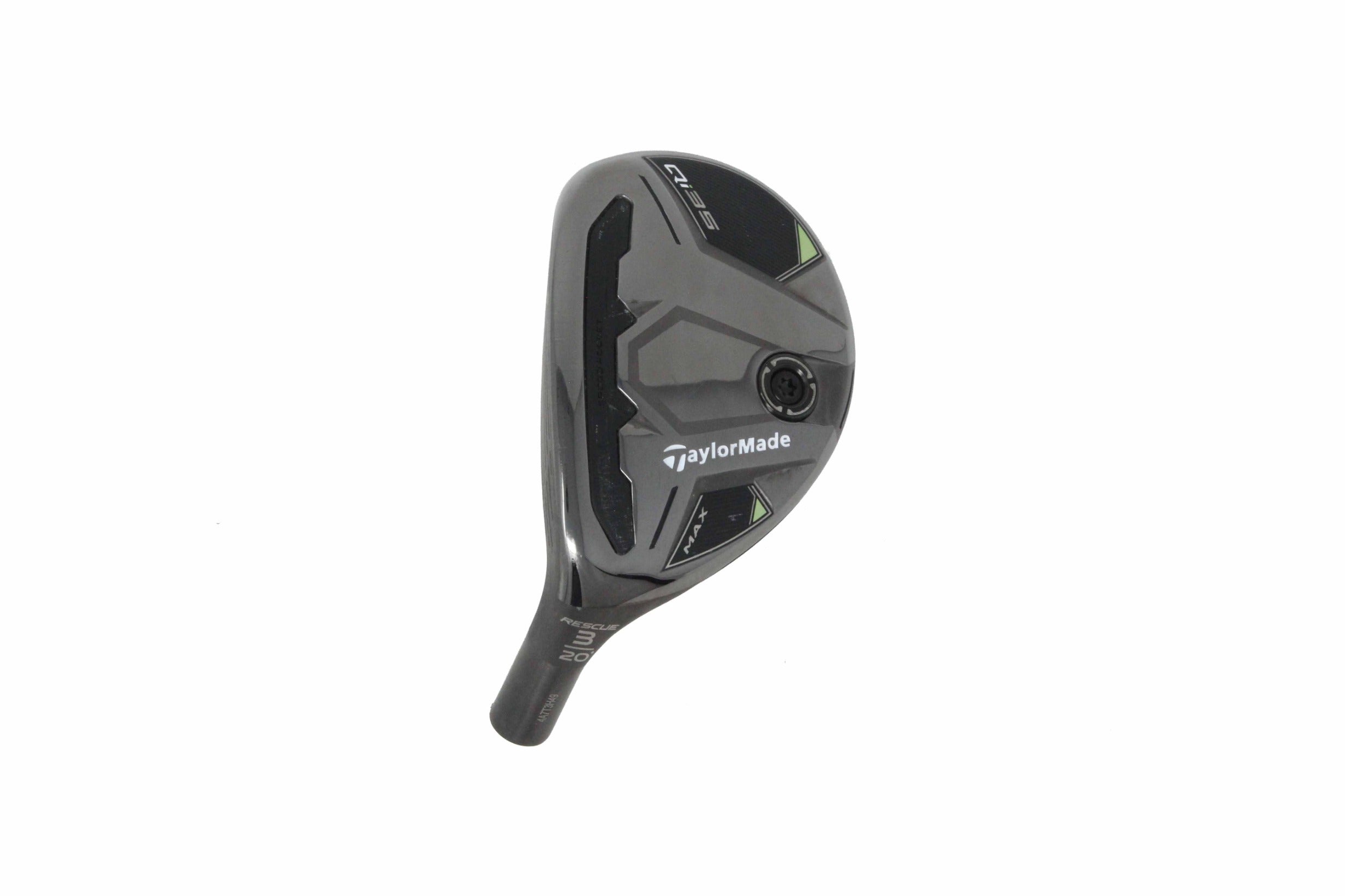 Used TaylorMade Qi35 MAX Rescue 3H - HEAD ONLY - Left-Handed - 20 Degrees