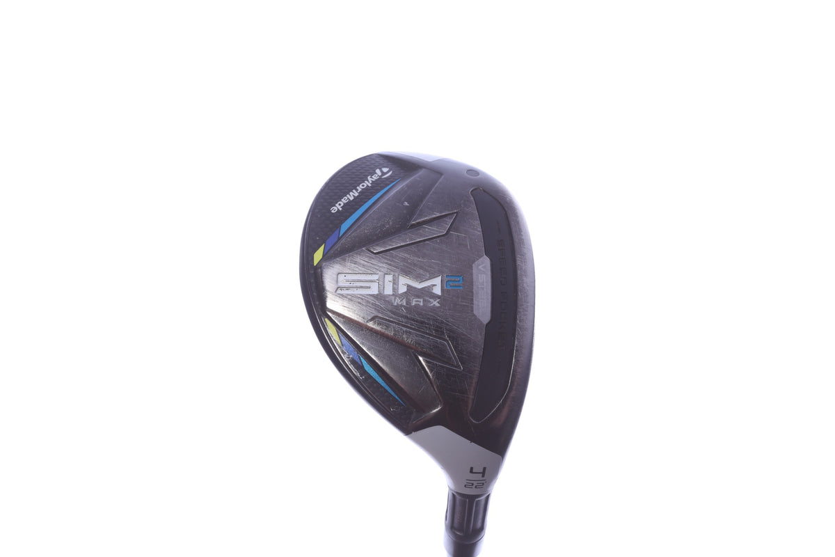 Used TaylorMade SIM2 MAX Rescue 4H Hybrid - Right-Handed - 22 Degrees - Regular Flex
