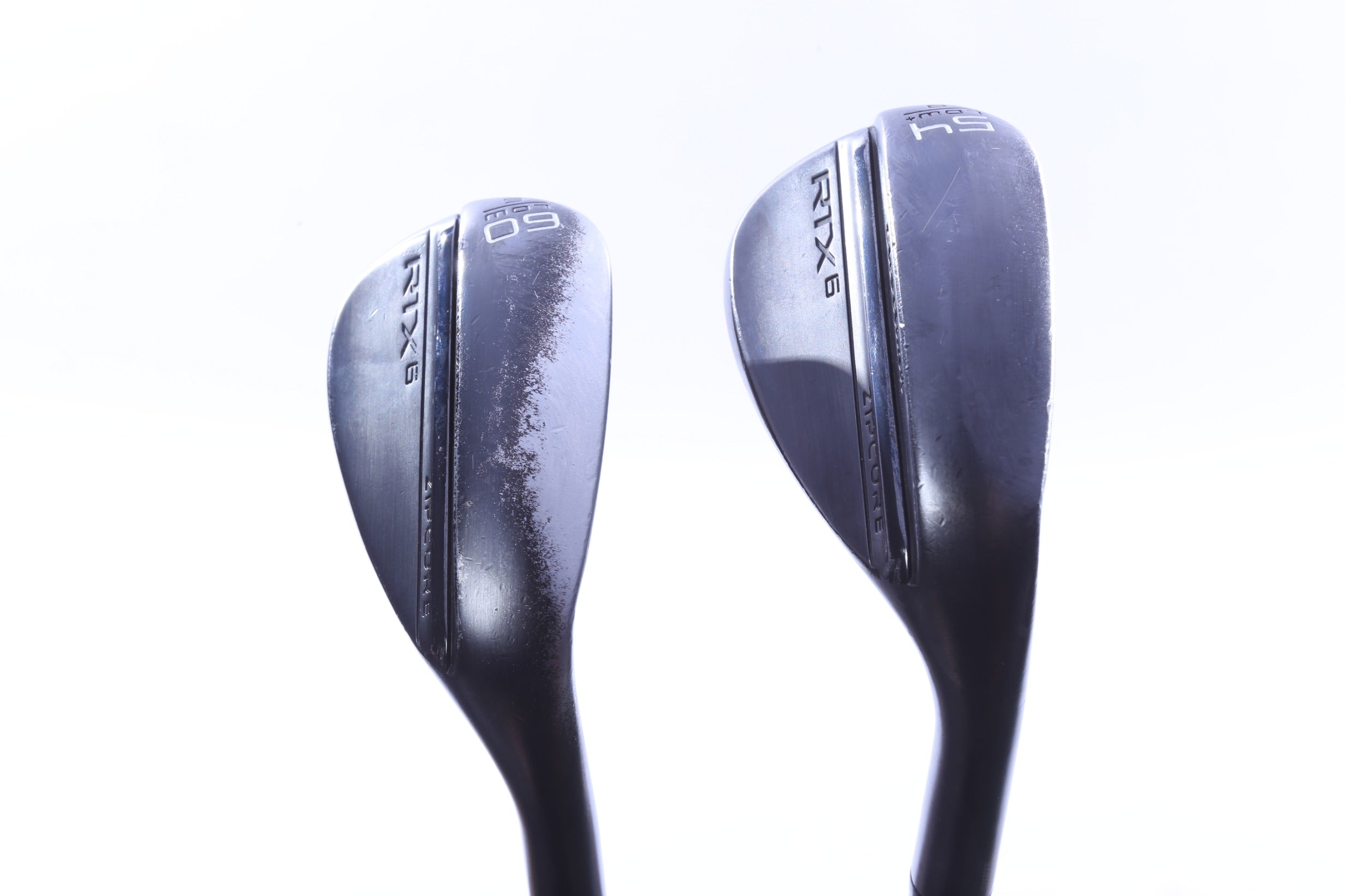Used Cleveland RTX 6 ZipCore Black Satin Wedge Set - Right-Handed - 54*, 60* - Wedge Flex-Next Round