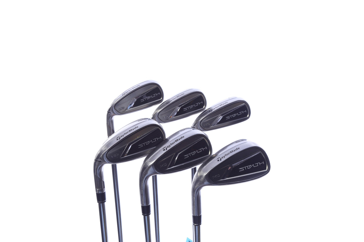 Used TaylorMade Stealth HD Iron Set - Left-Handed - 5-PW - Stiff Flex