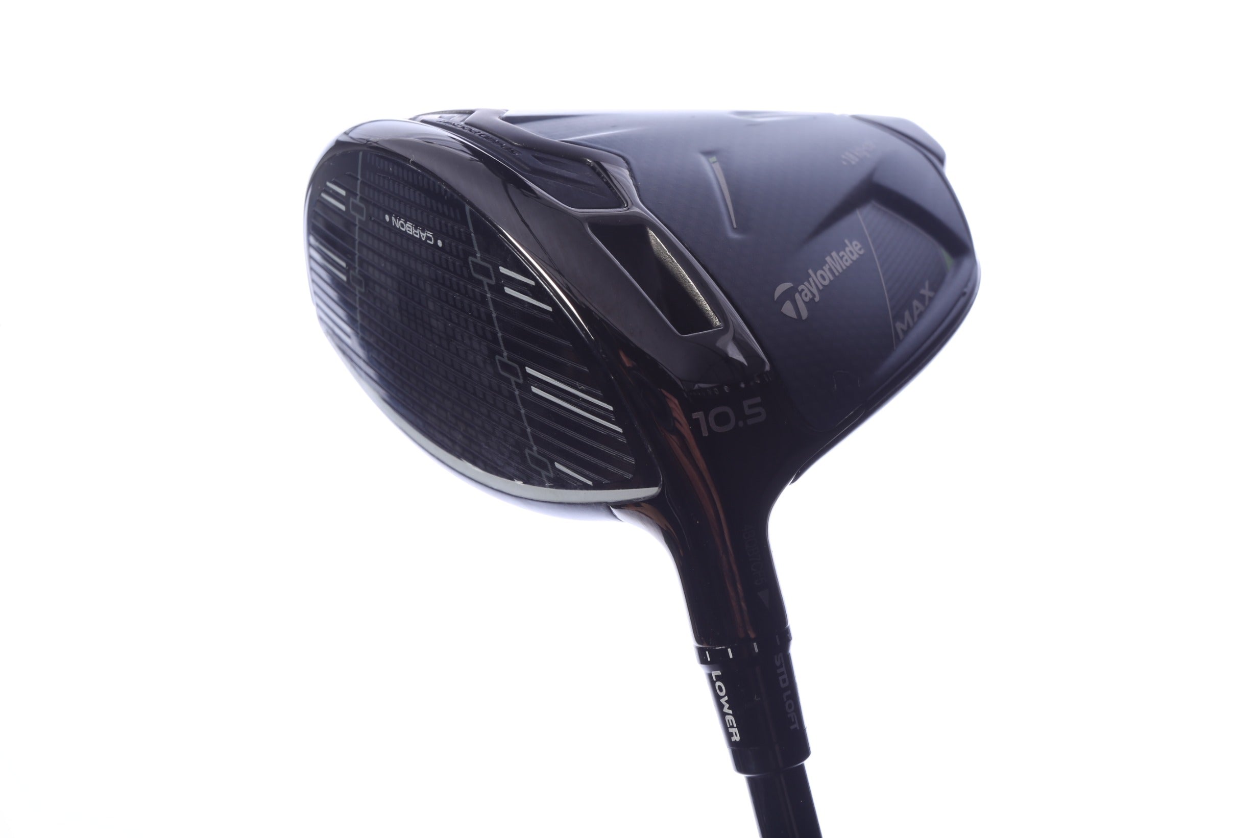 Used TaylorMade Qi35 MAX Driver - 10.5 Degrees - Stiff Flex Project X Hzrdus Smoke RDX Red - Left-Handed